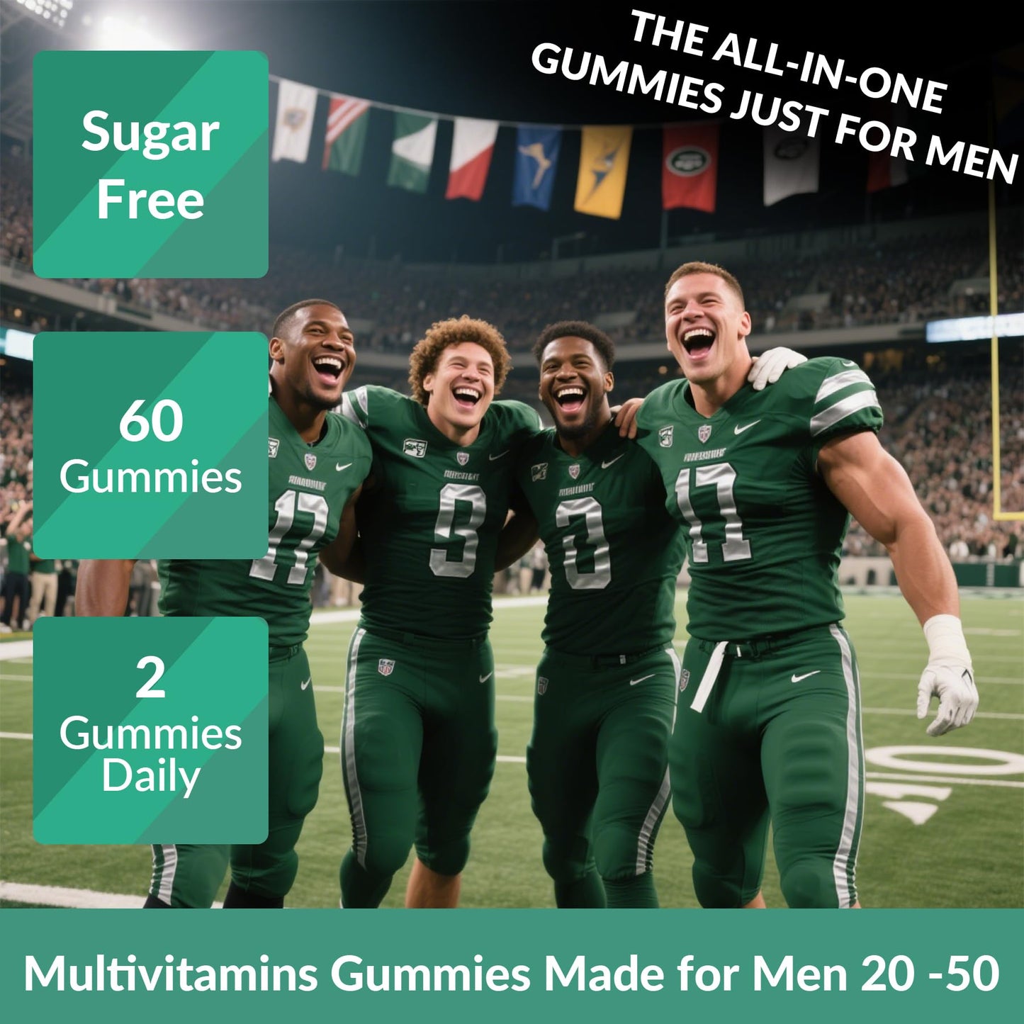 Vigorintha Men's Multivitamin Gummies, 120 Count