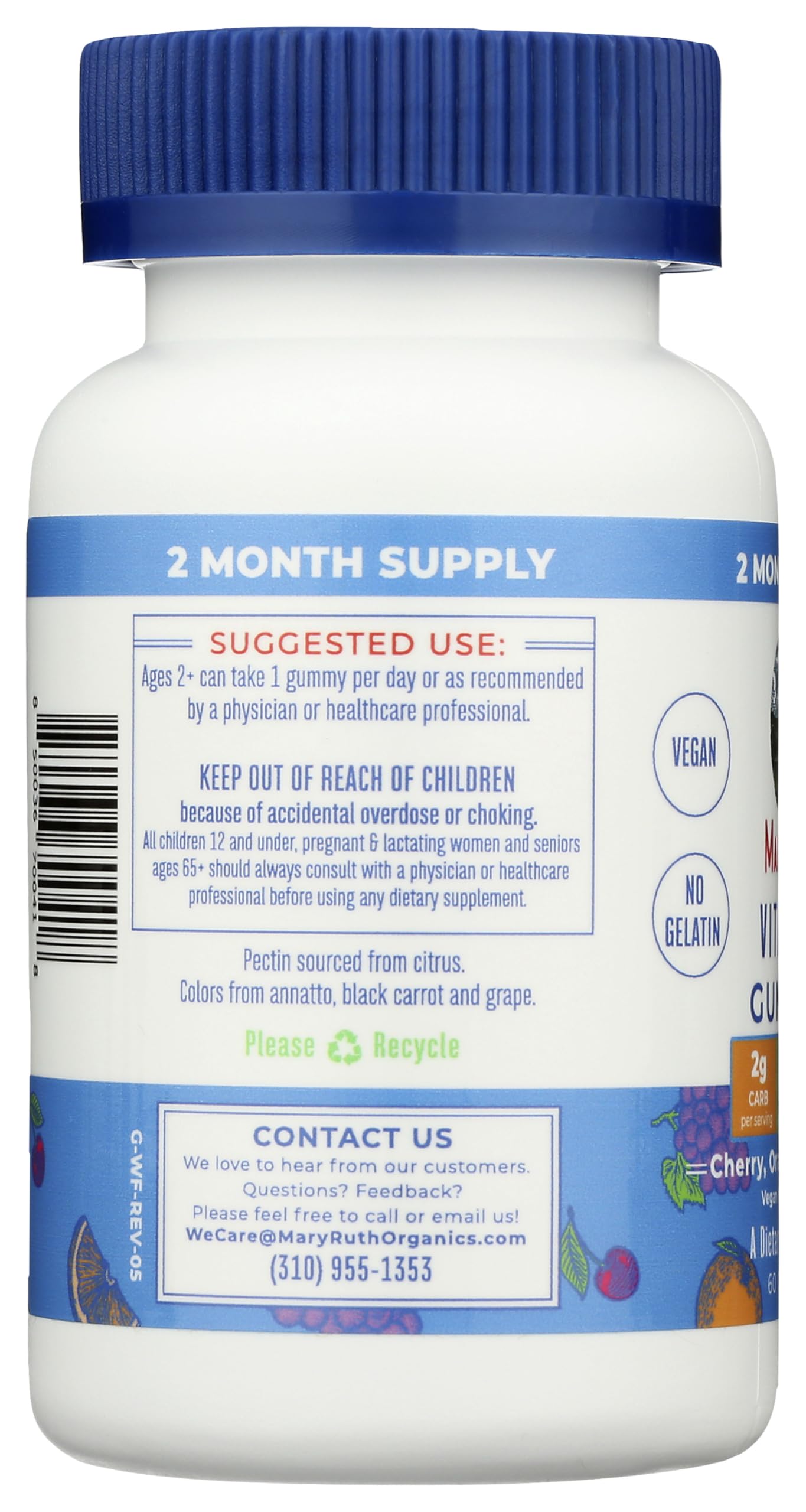MaryRuth's Vitamin C Gummies, 60 Count
