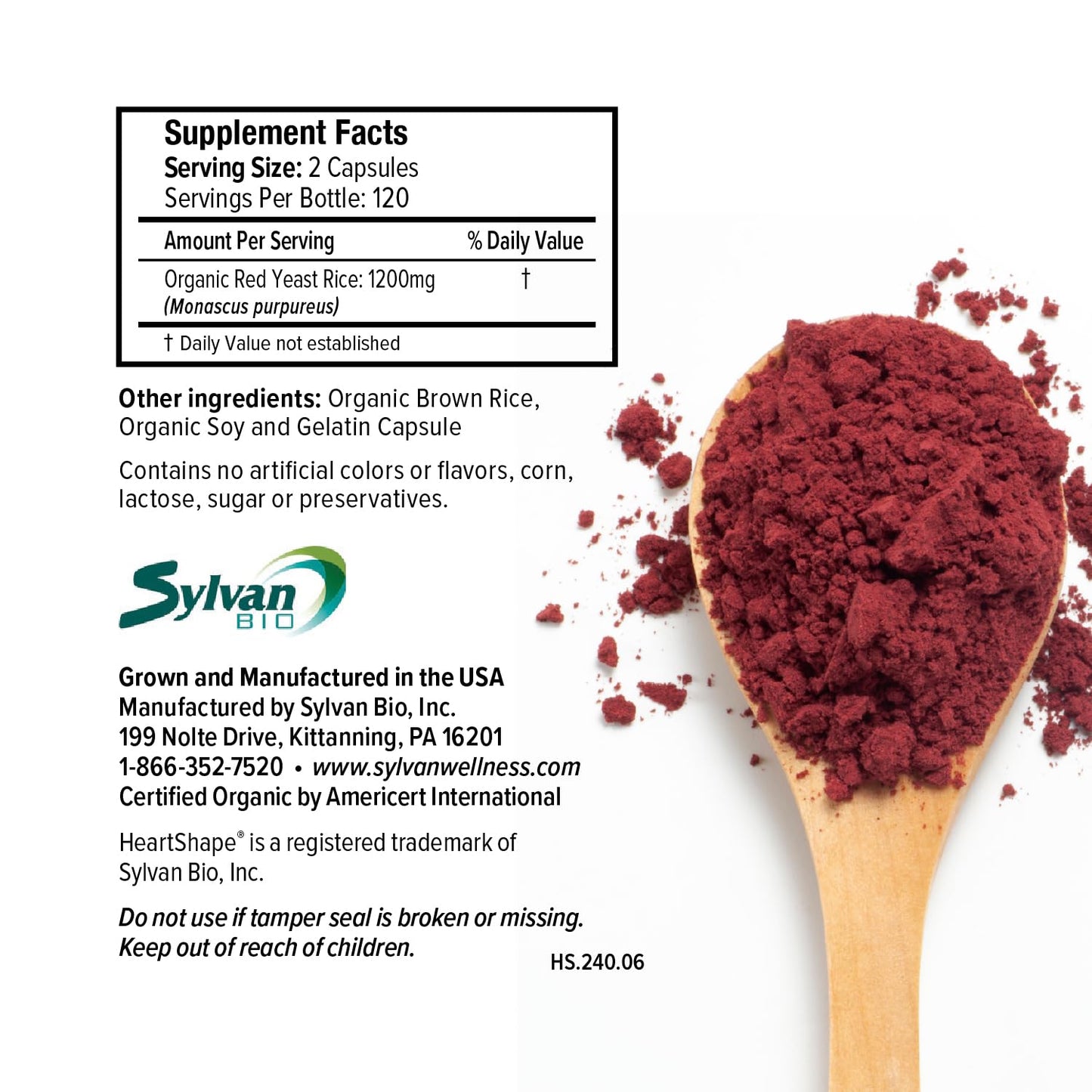 HeartShape Red Yeast Rice Tablets 240