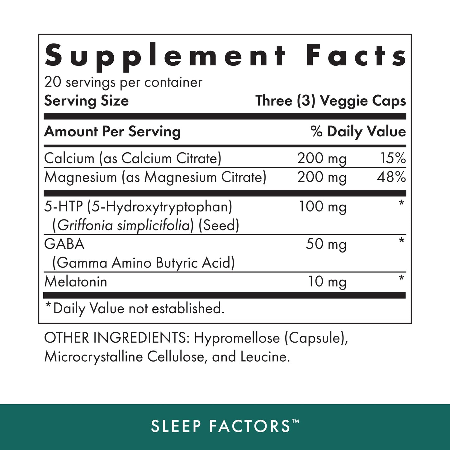 Michael's Sleep Factors Capsules, 60 Count