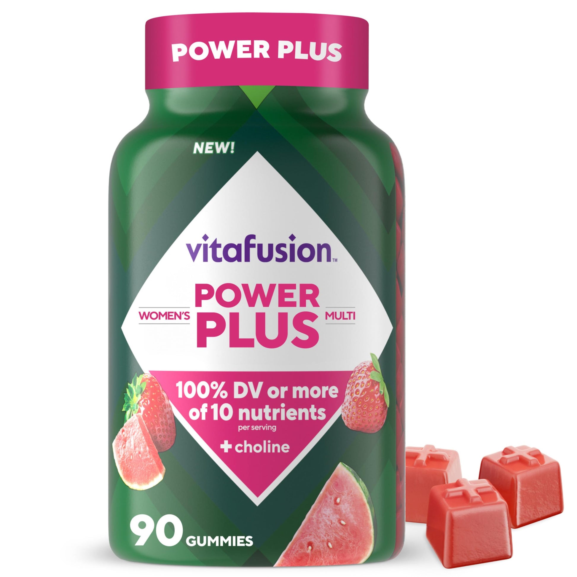 Vitafusion Power Plus Women’s Multivitamin Gummies, 90 Count