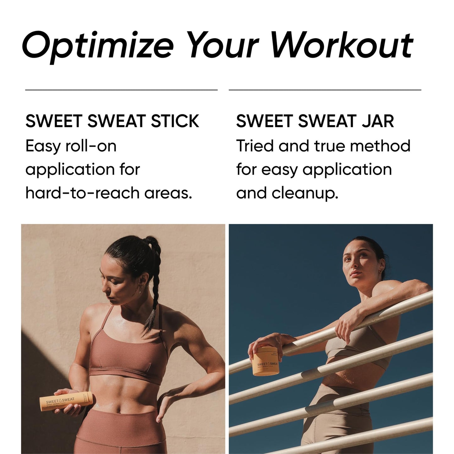 Sports Research Sweet Sweat Tropical Workout Enhancer Gel Stick, 6.4 oz, 2-Pack