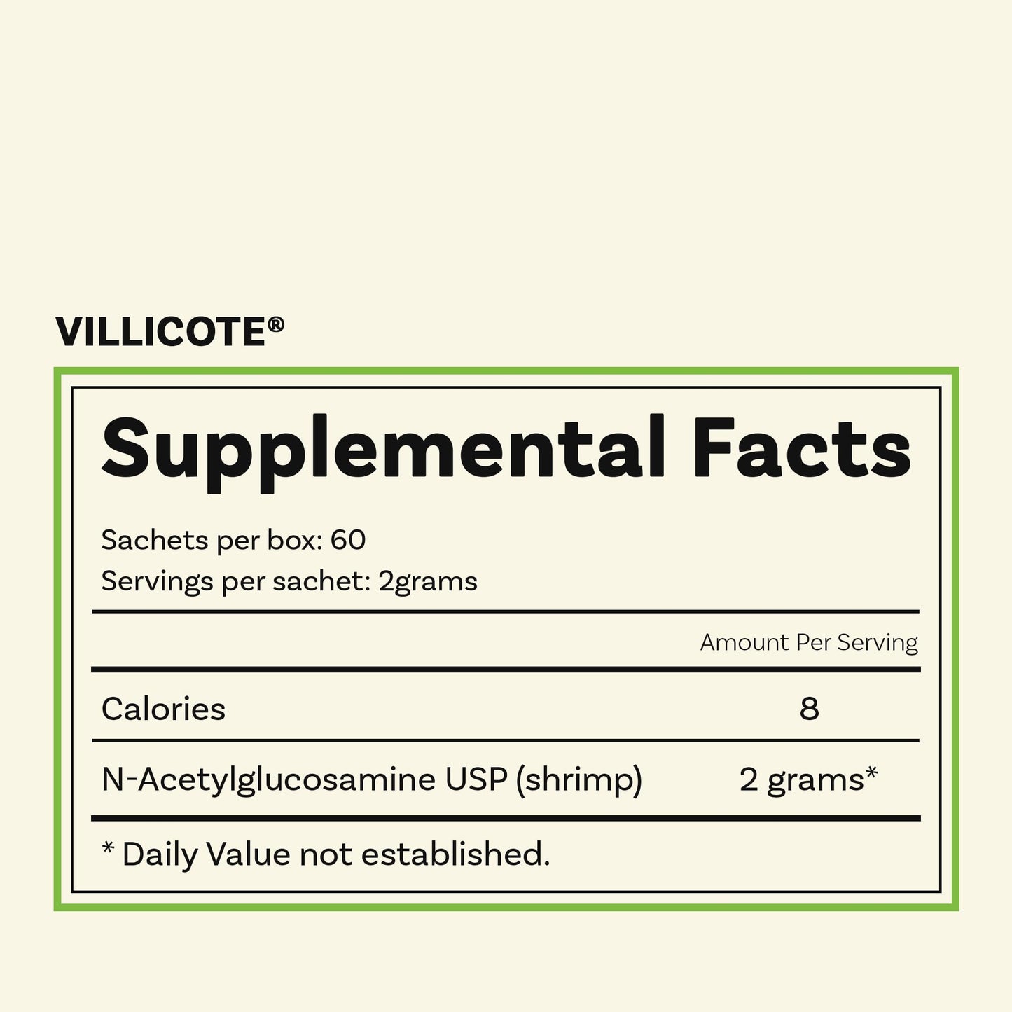 Wellesley Therapeutics Villicote Powder, 60 Sachets
