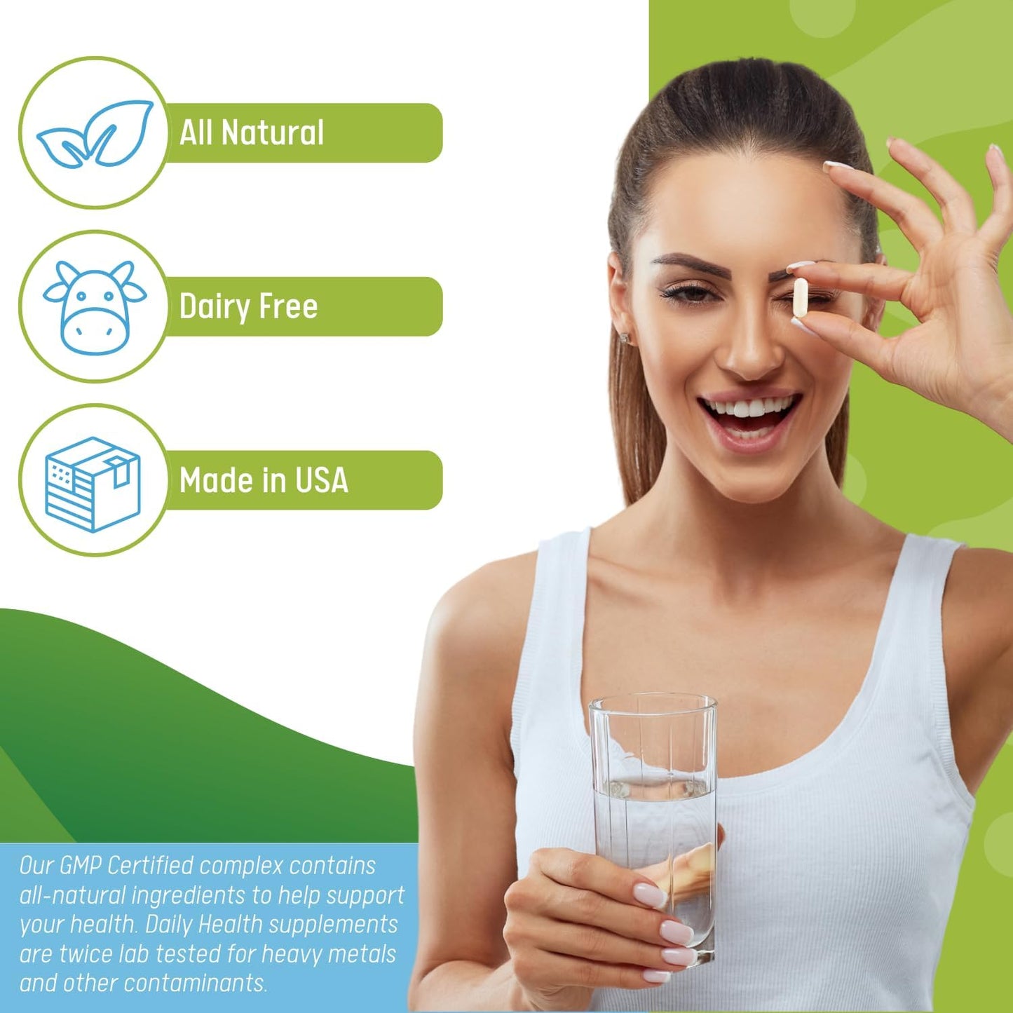 Daily Health Daily Probiotic 40 Billion CFU MakTrek Bi-Pass Technology Digestion Immune Health Veggie Capsules 360