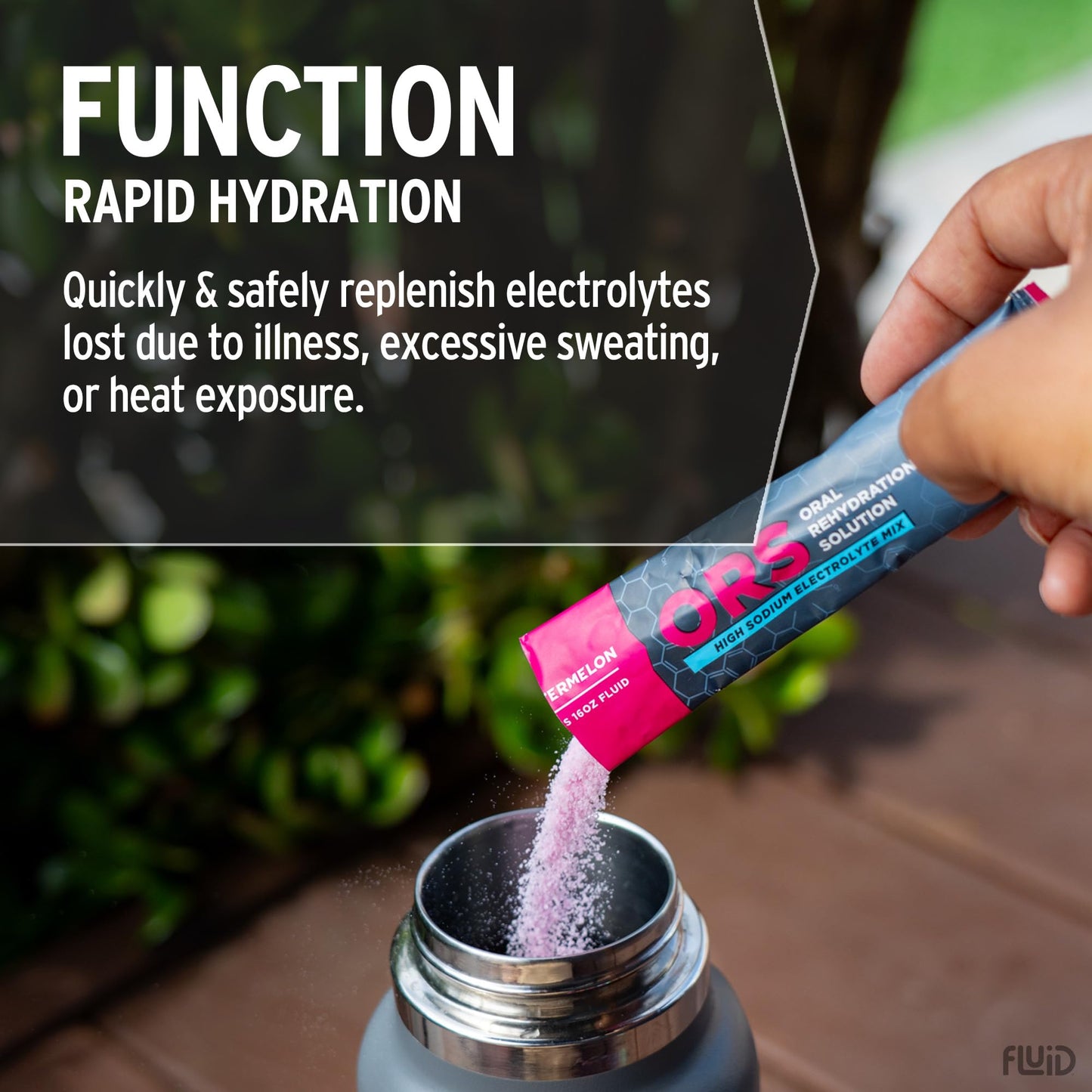 Fluid Tactical ORS (Oral Rehydration Solution) Powder 8.17 Ounce