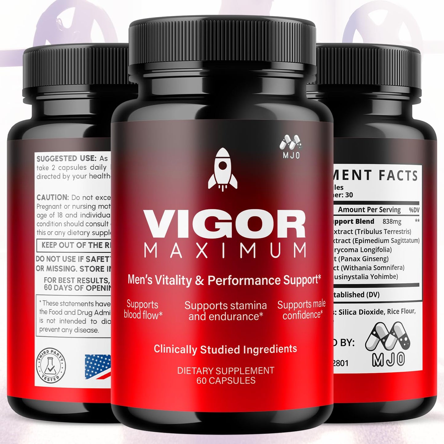 MJO Vigor Maximum Capsules 300