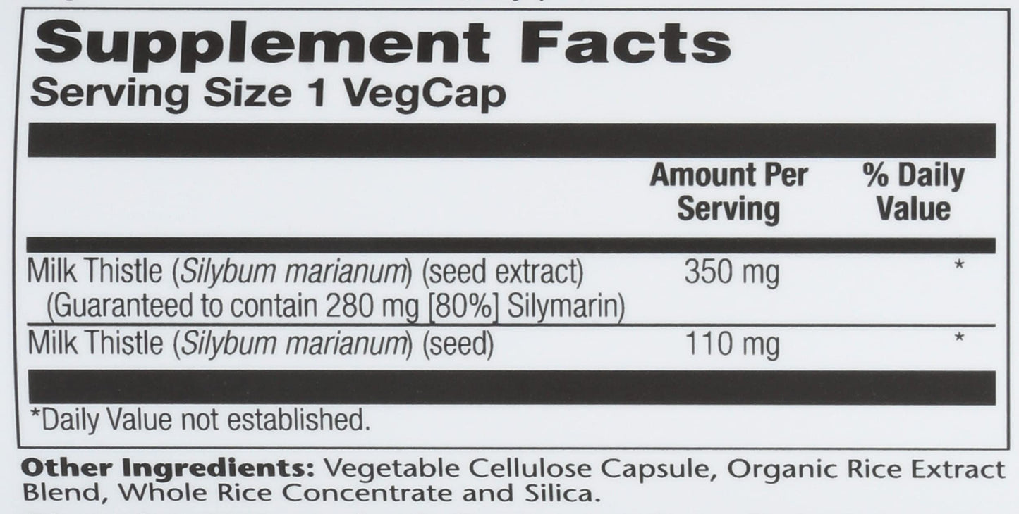 Solaray Milk Thistle VegCaps 60