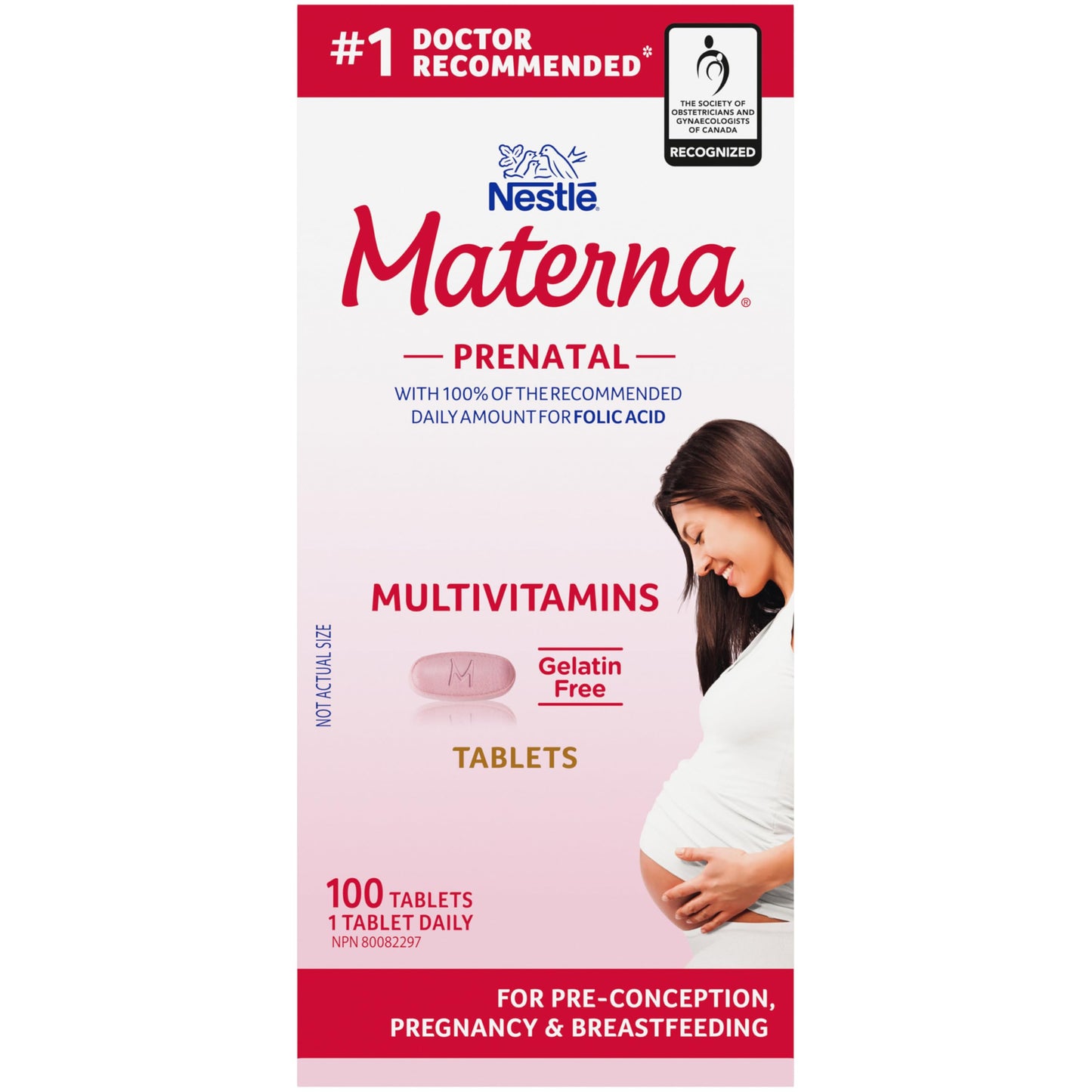 Materna Prenatal Postpartum Vitamin & Mineral Supplement, 100 Tablets