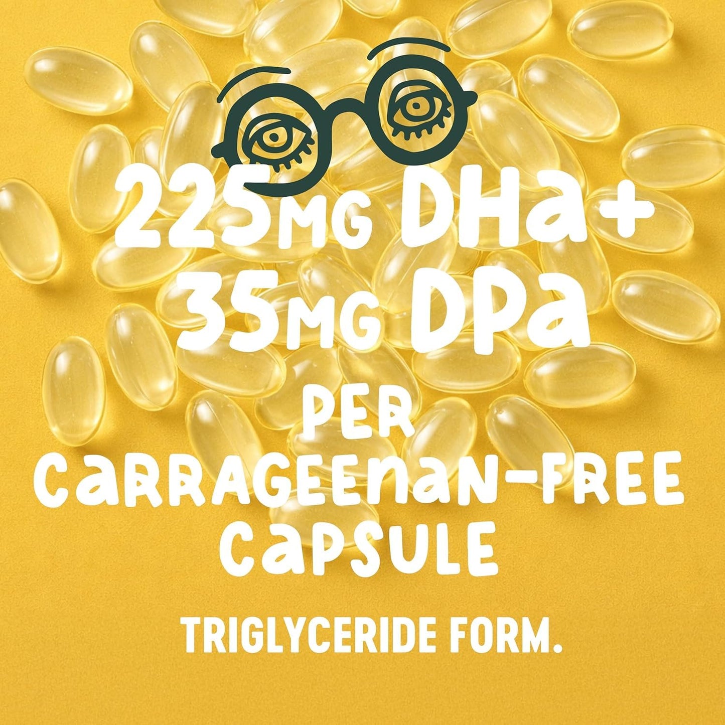 Freshfield Vegan Omega-3 Algae Oil DHA Supplement Softgels 120