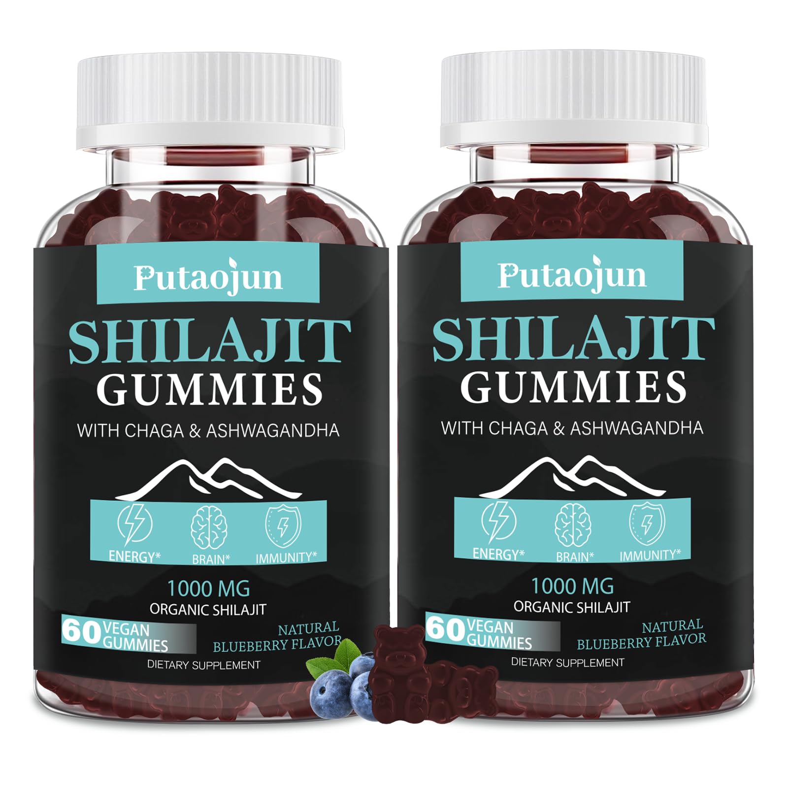 Putaojun Shilajit Gummies 120 Count