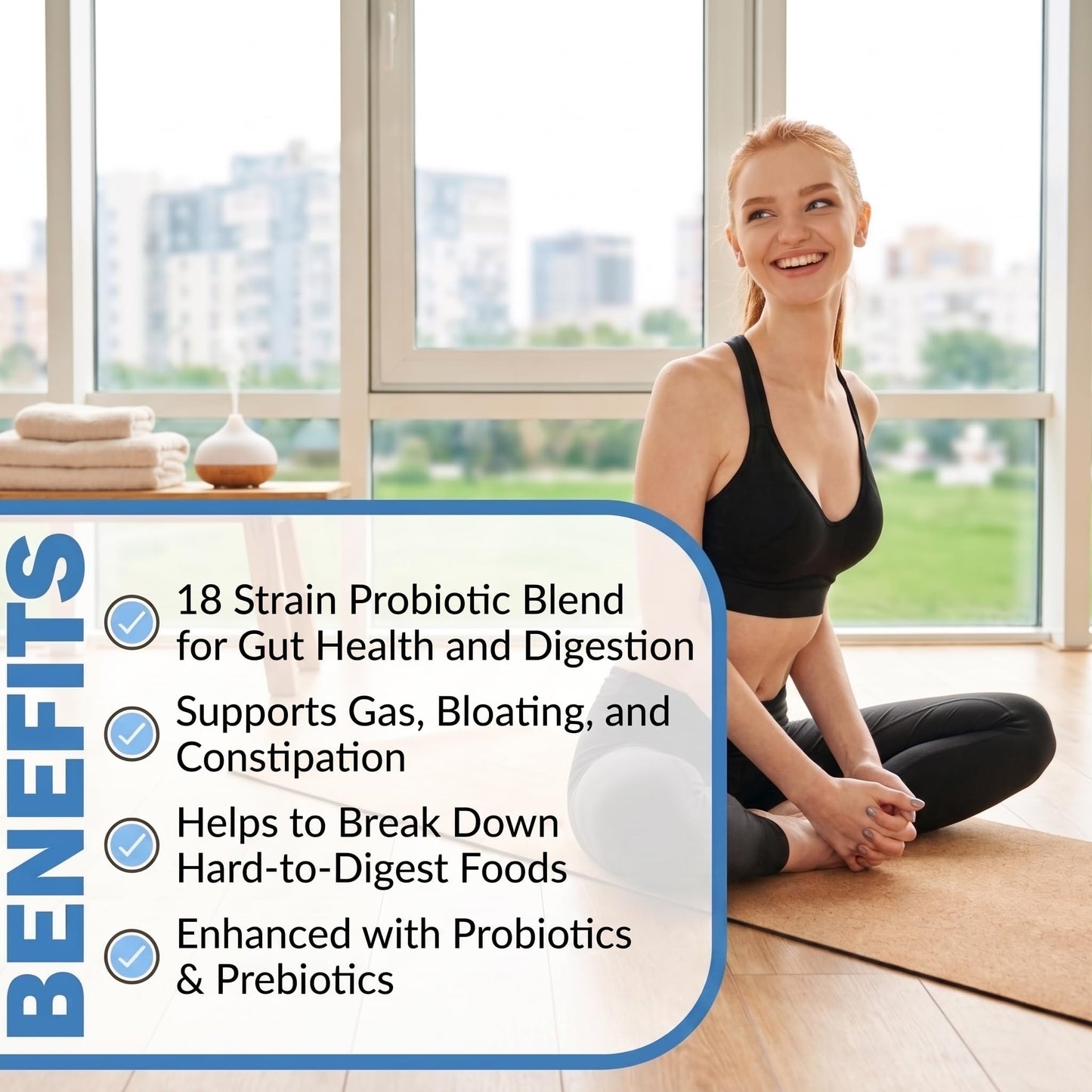 Instant Brands Digest Complete 2-in-1 Probiotic Digestive Enzymes Capsule 60