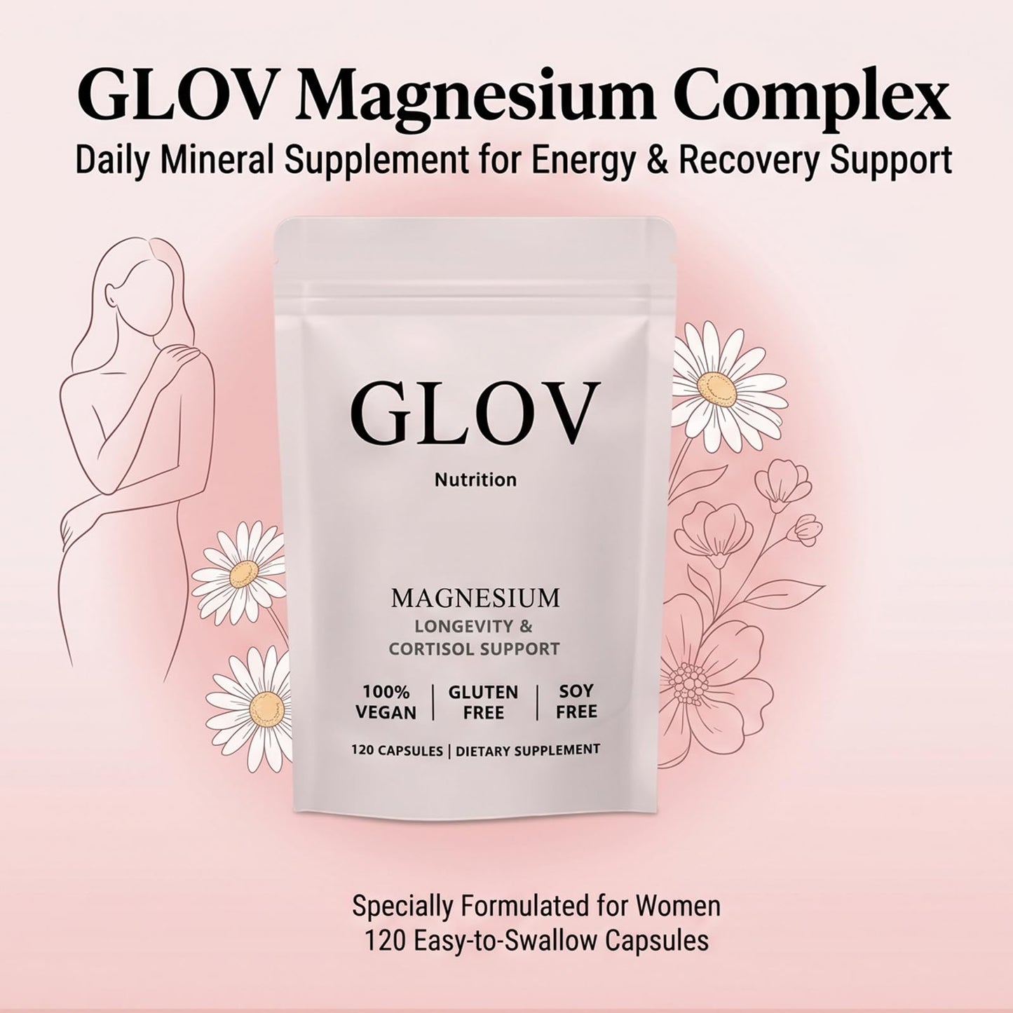Glov Magnesium Complex Capsule, 1 Count