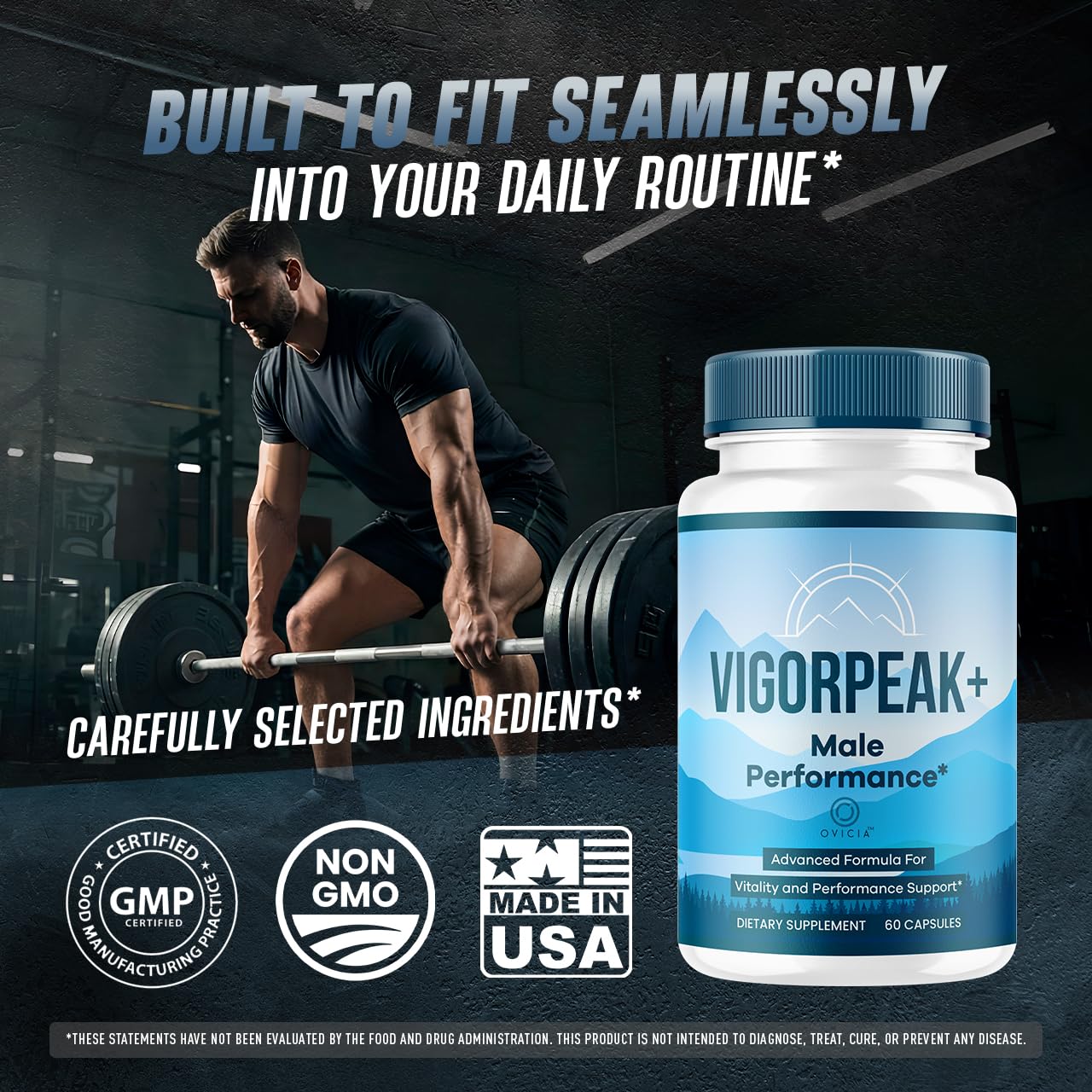 OVICIA Vigor Peak Capsules 60 Count