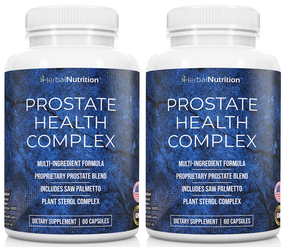 Herbal Nutrition Prostate Health Supplement with Saw Palmetto Capsule, 2-Bottle Pack