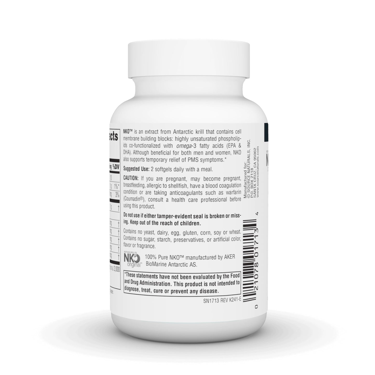 Source Naturals NKO Neptune Krill Oil Softgels 60 Count