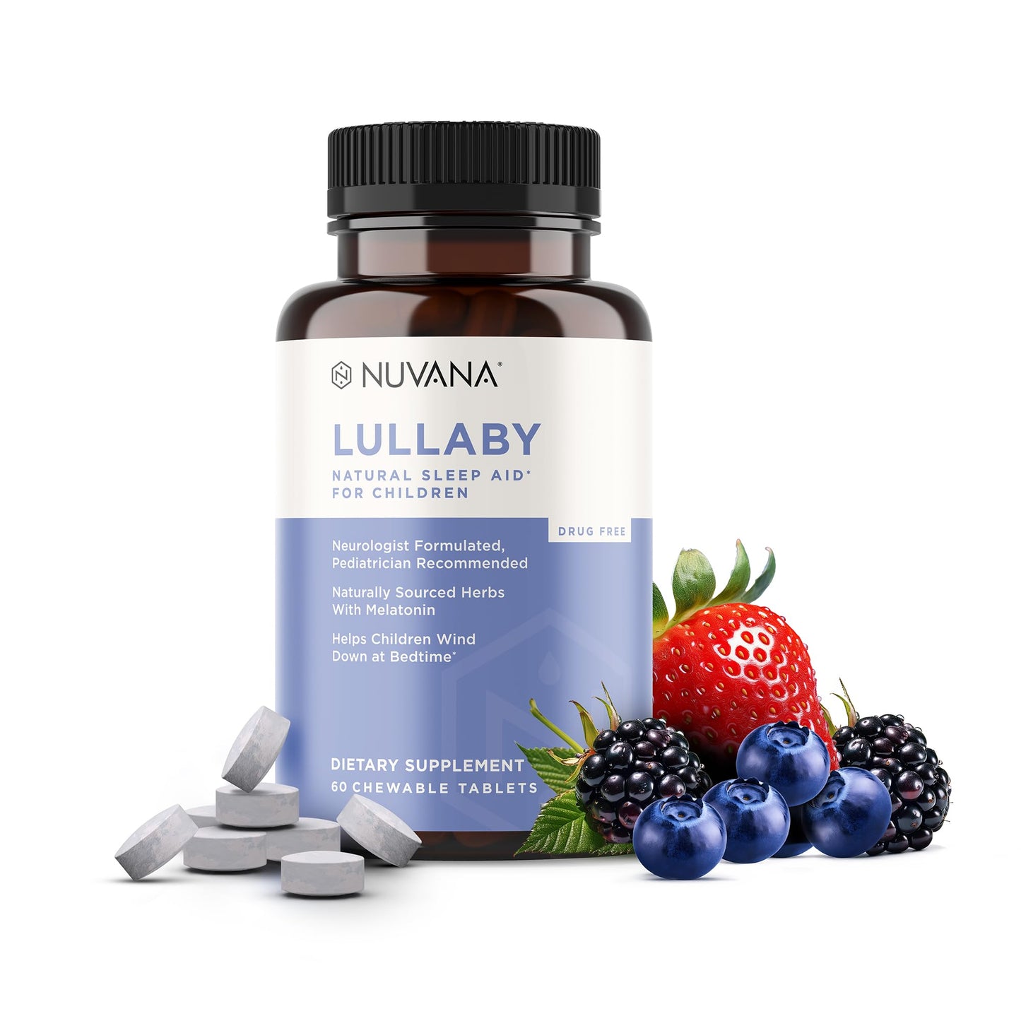 Nuvana Lullaby Chewable Tablets, 60 Count