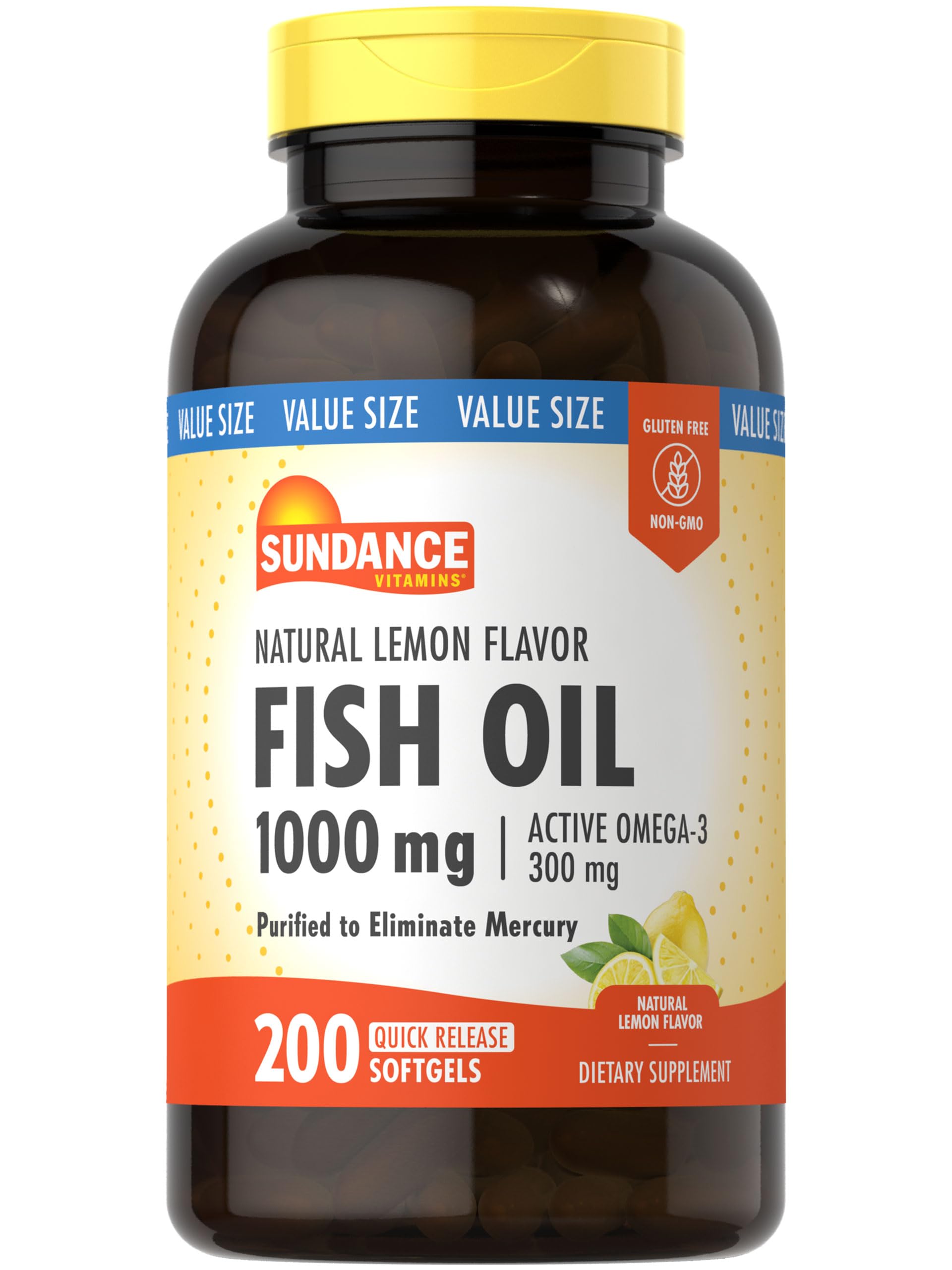 Sundance Fish Oil Softgels 200 Count