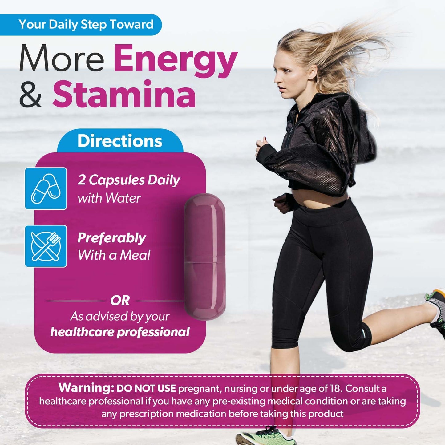 TRUEMED Organic Beetroot Capsules 1500mg, 60 Capsules