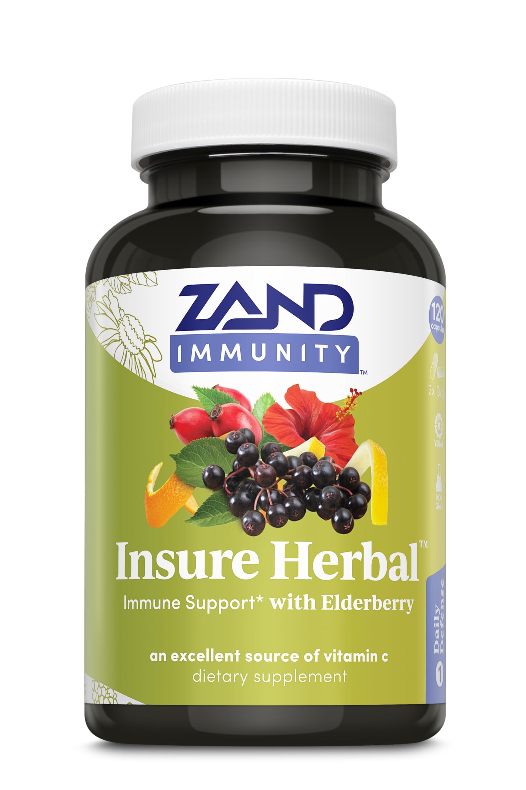ZAND Insure Herbal Immune Support Capsule 120 Veg Caps