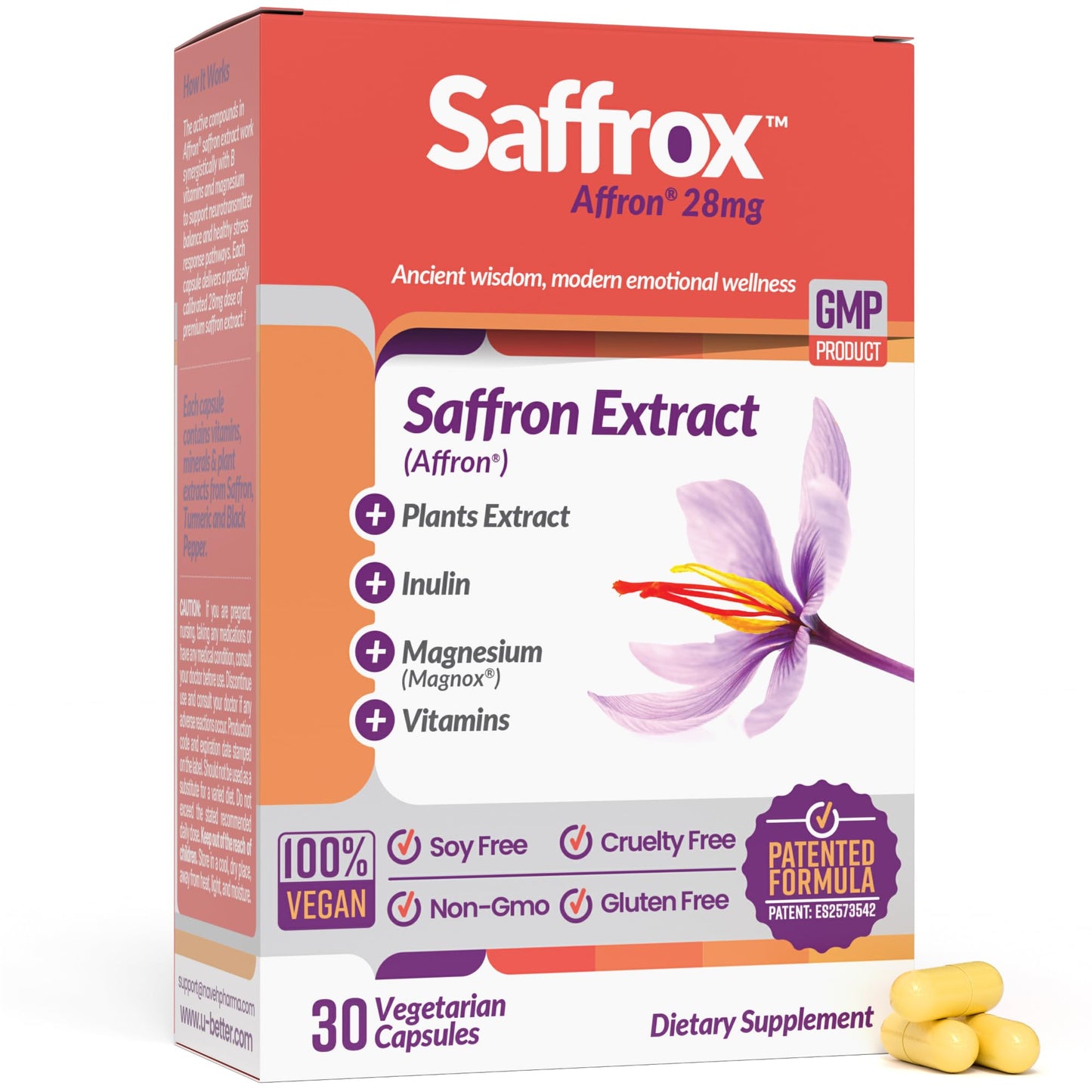 NAVEH PHARMA Saffrox Saffron Extract Capsule, 30 Capsules