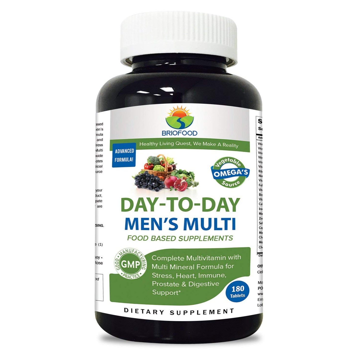Brieofood BRIOFOOD Day-to-Day Men's Multi 180 Tablets