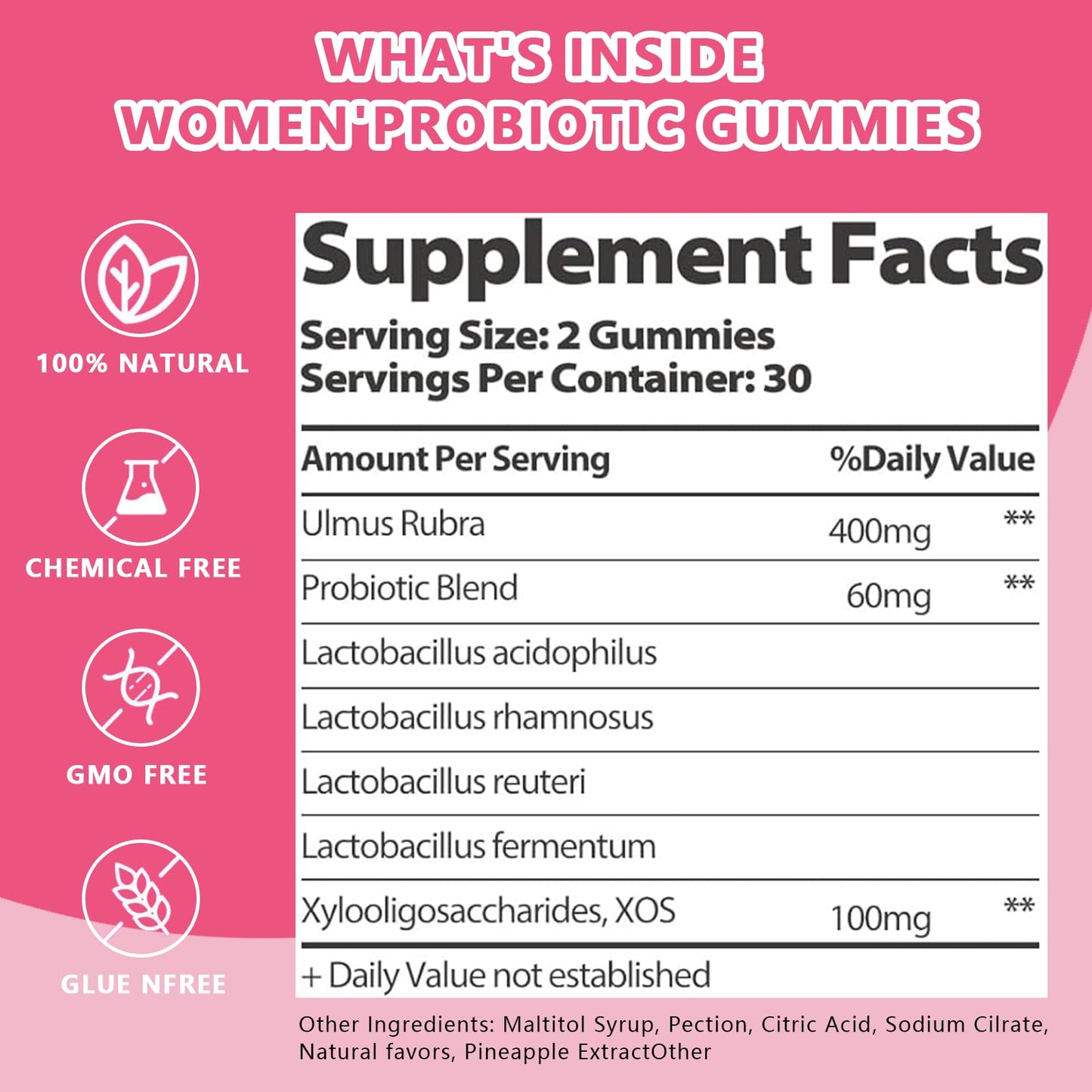 Itiban Feminine Vaginal Probiotics Gummies 120 Count