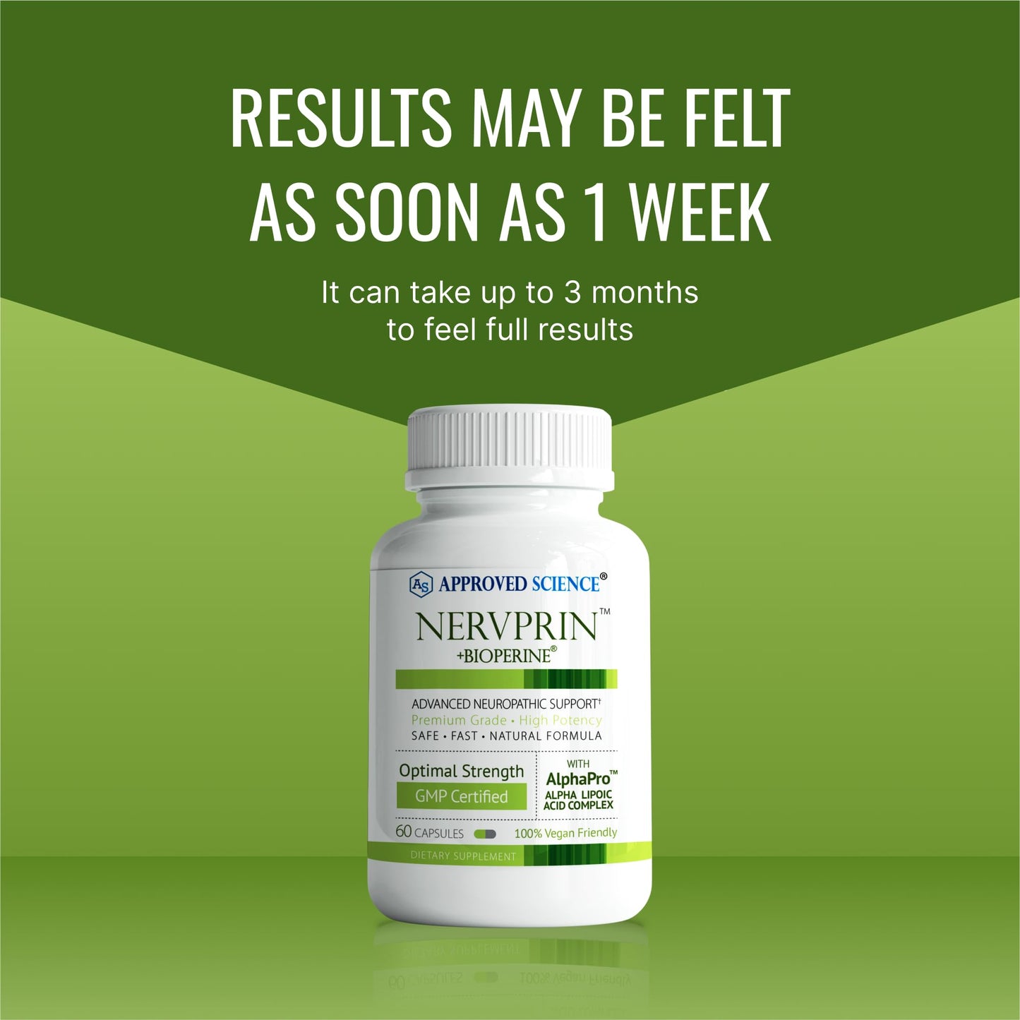 Approved Science Nervprin Nerve Support Capsules, 360 Capsules