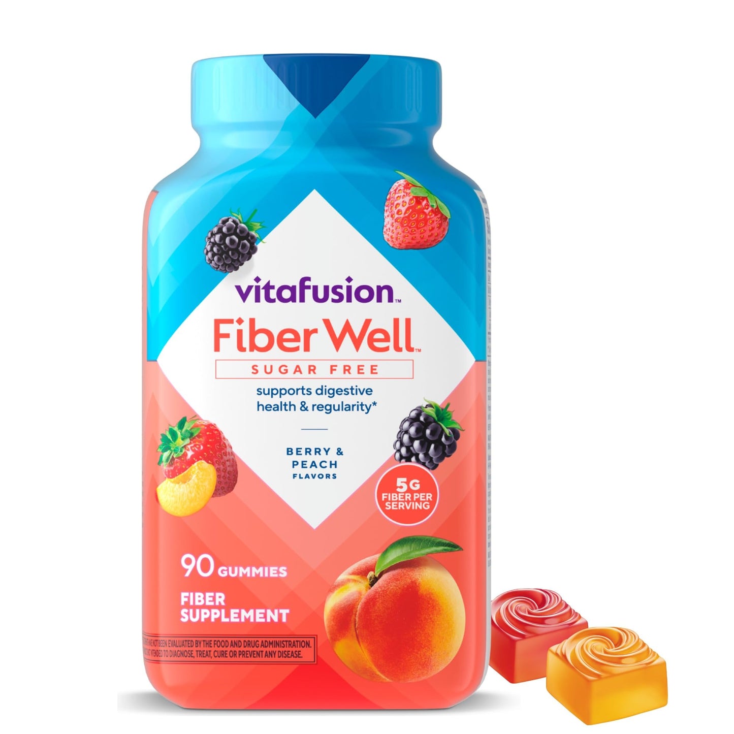 Vitafusion Fiber Well Gummies 90 Count