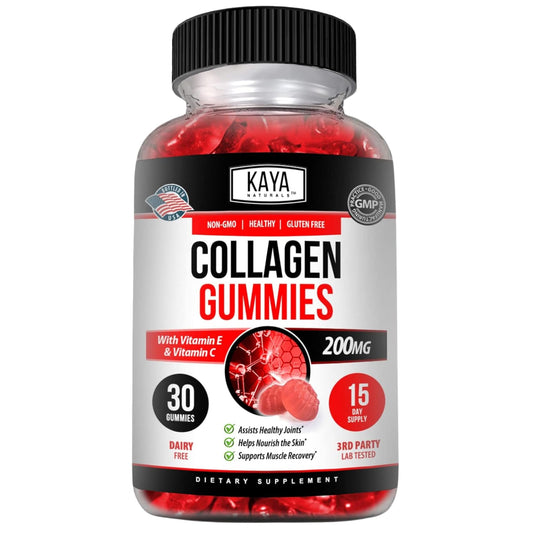 Kaya Naturals Collagen Gummies for Men & Women Supplement Gummy 30 Count