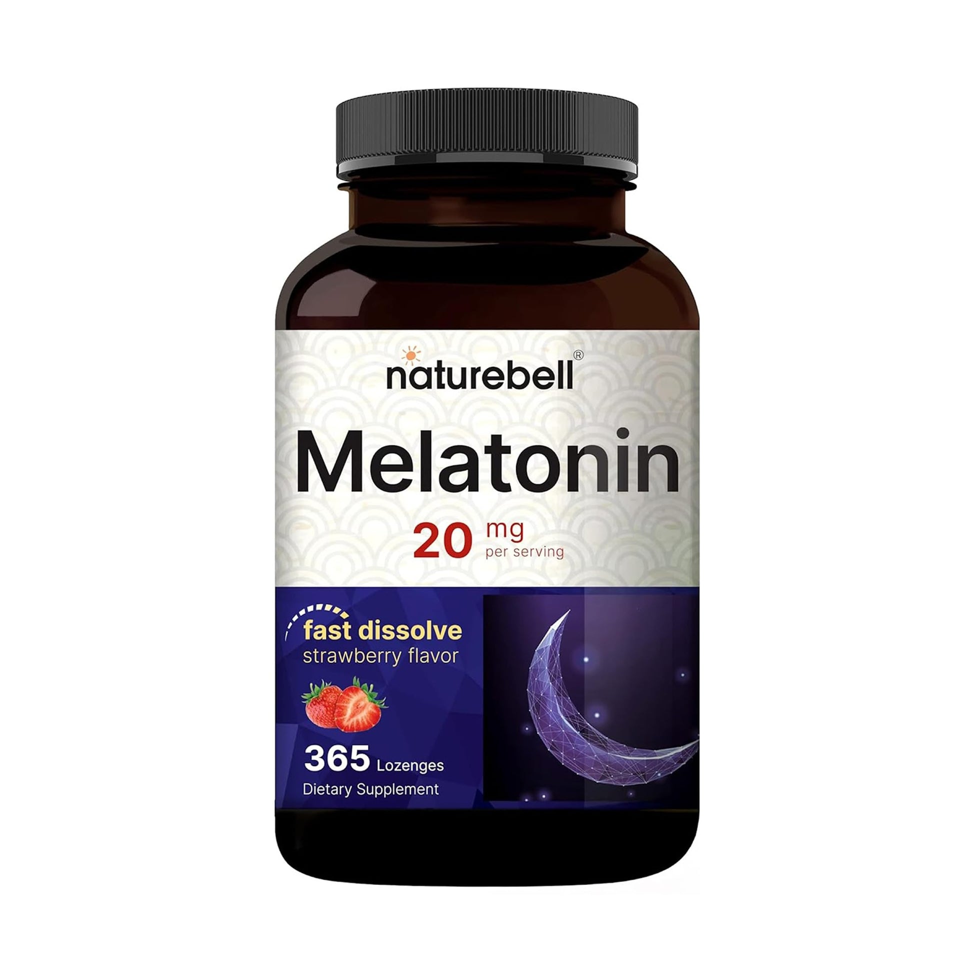 NatureBell Melatonin 20mg Tablets, 240 Count