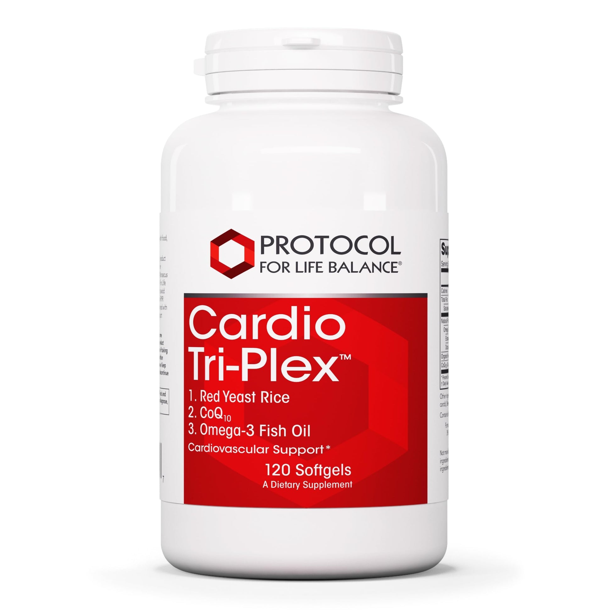 PROTOCOL FOR LIFE BALANCE Cardio Tri-Plex Heart Health Formula 120 Softgels