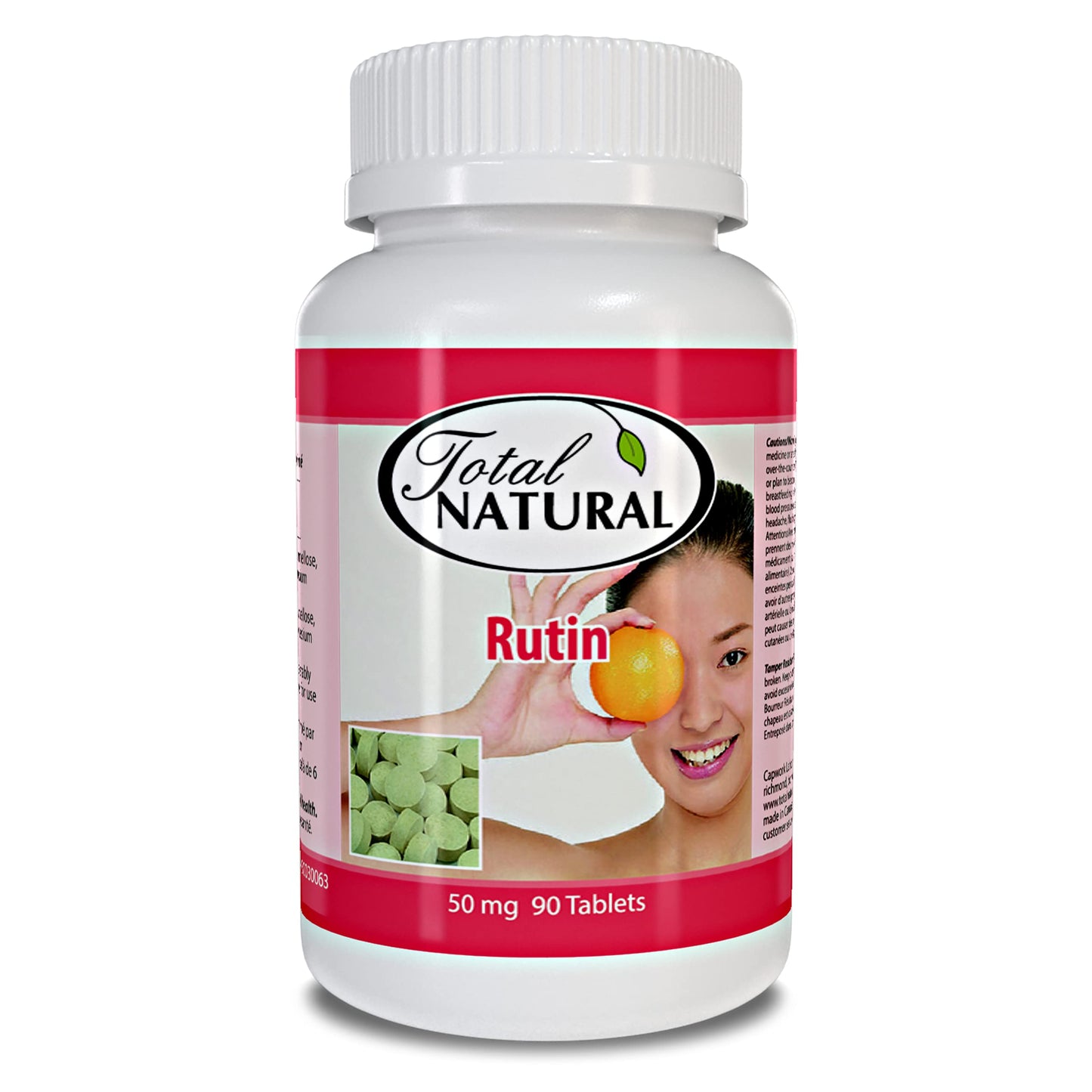 Total Natural Rutin 50mg 90 Tablets