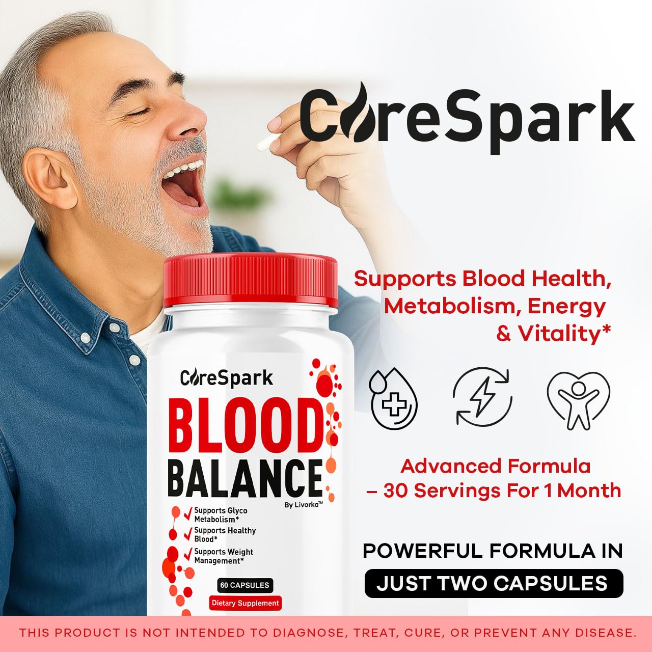 LIVORKA CoreSpark Capsules 180 Capsules