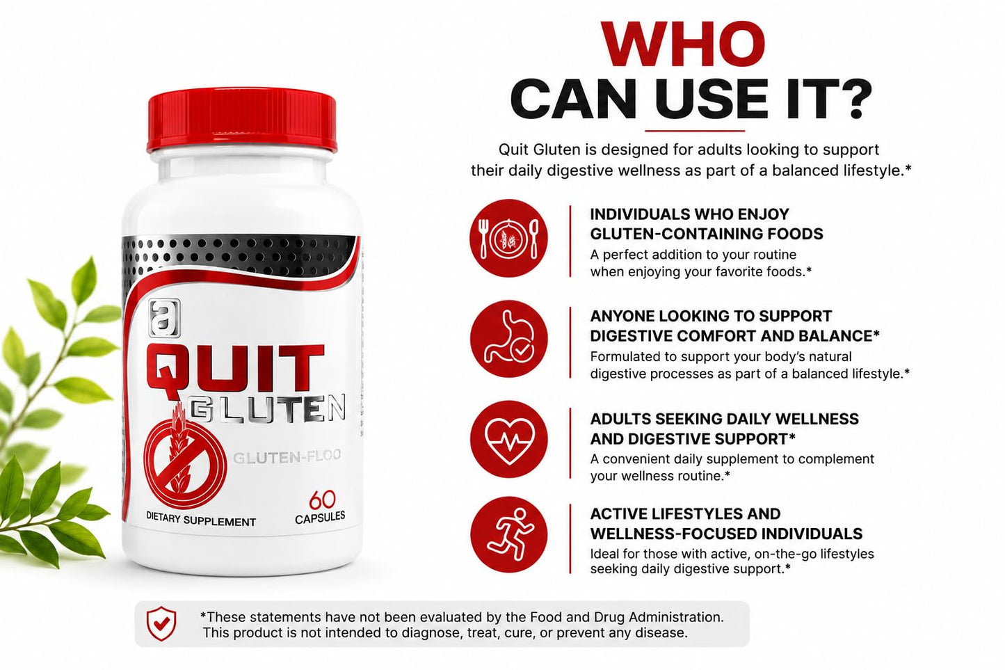 All Nue Gluten Blocker Capsules, 60 Count