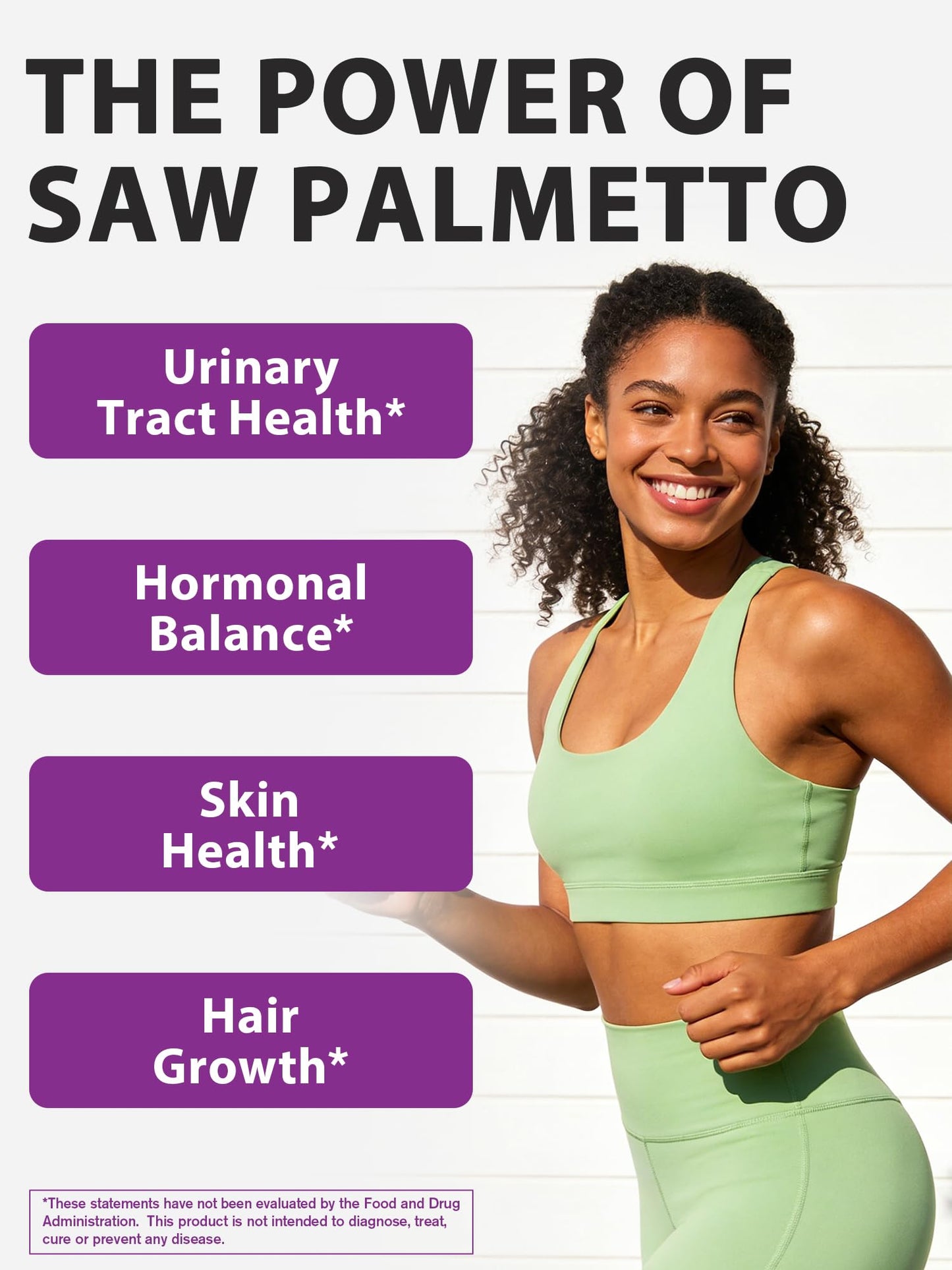 Vitacook Saw Palmetto Supplement for Men and Women 1500mg, with Pumpkin Seed Extract and Biotin, Urinary Tract Function, Hair, Skin, and Nail Health, 60 Vegetarian Capsules