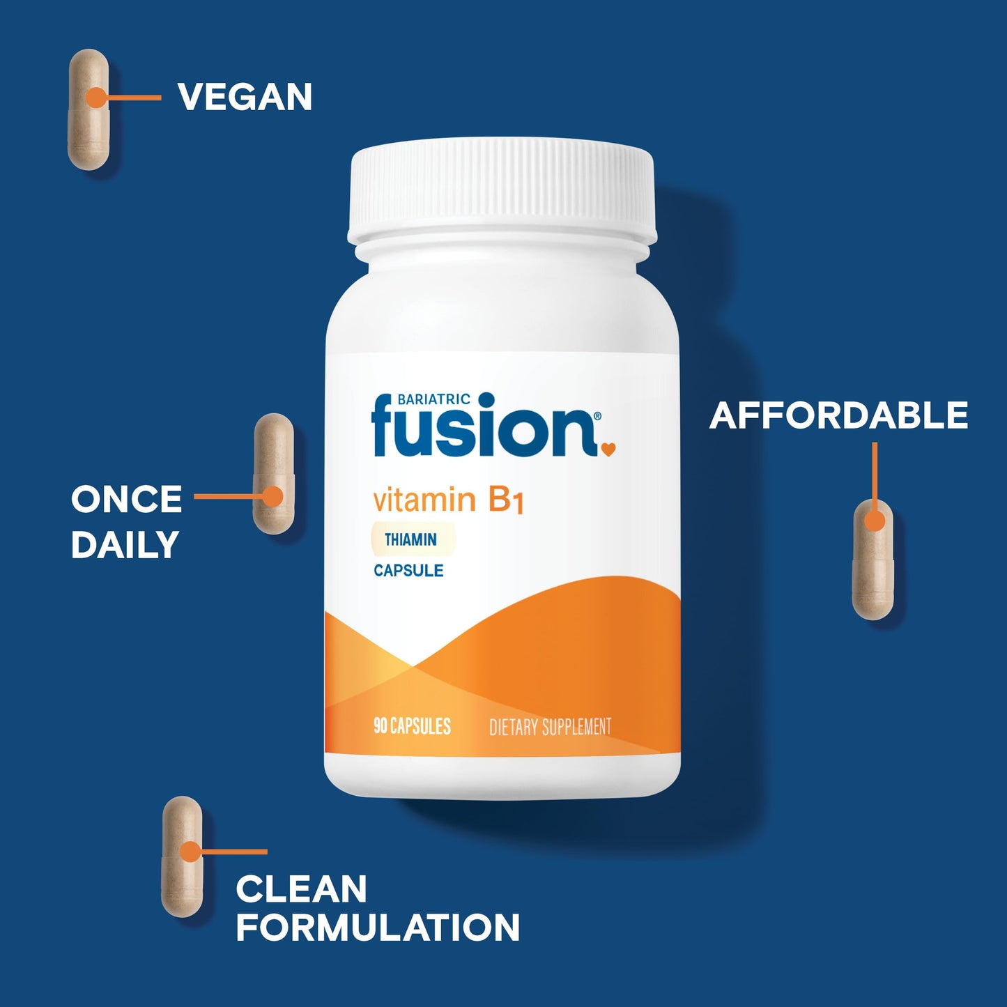 Bariatric Fusion Vitamin B1 (Thiamine) Capsule, 1 Count