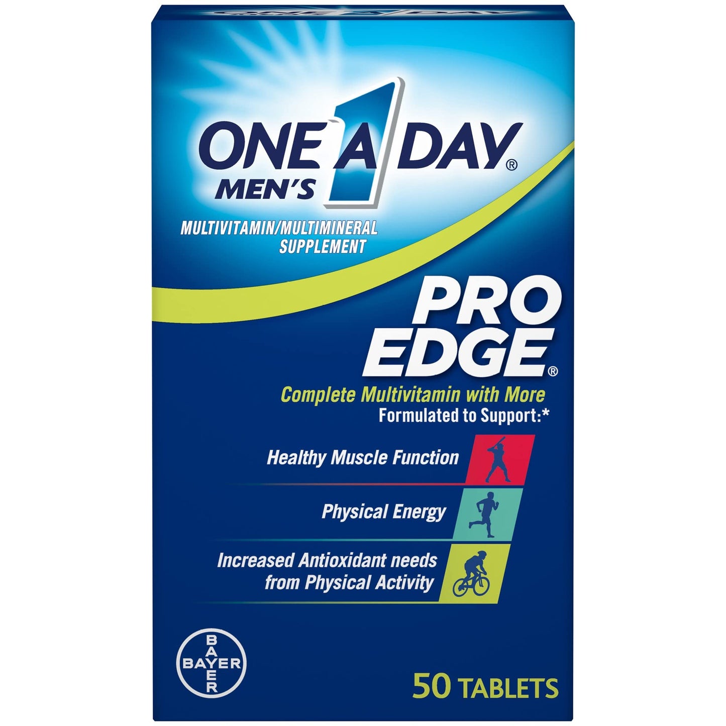 ONE A DAY Men's Pro Edge Complete Multivitamin, 200 Tablets