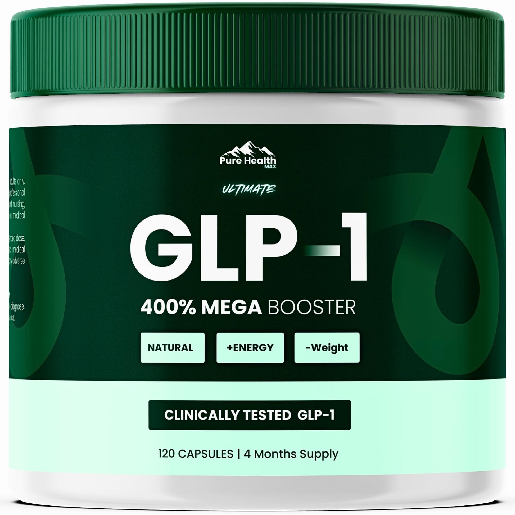 PURE HEALTH MAX Ultimate GLP-1 Akkermansia Probiotic Capsule, 120 Count
