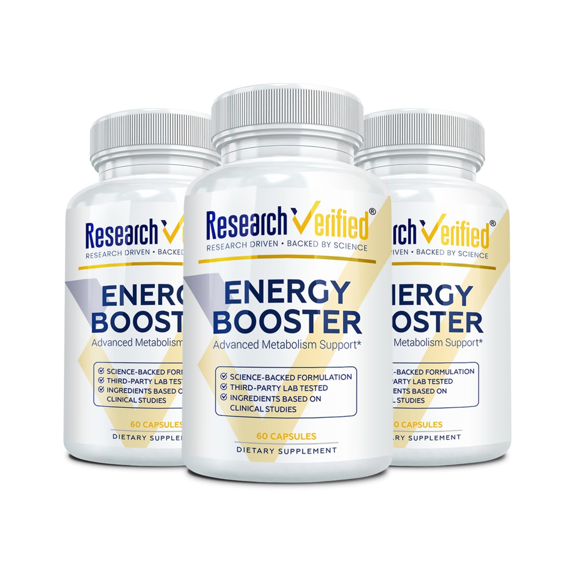 Research Verified Energy Booster Capsules, 60 Count