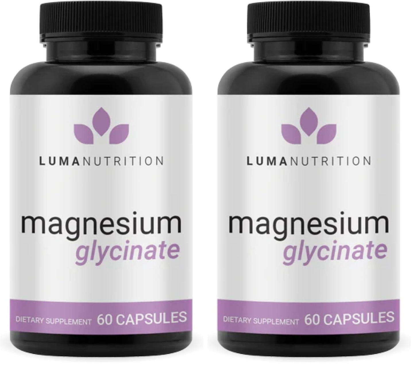 Luma Nutrition Magnesium Glycinate 1000mg Capsules, 120 Count