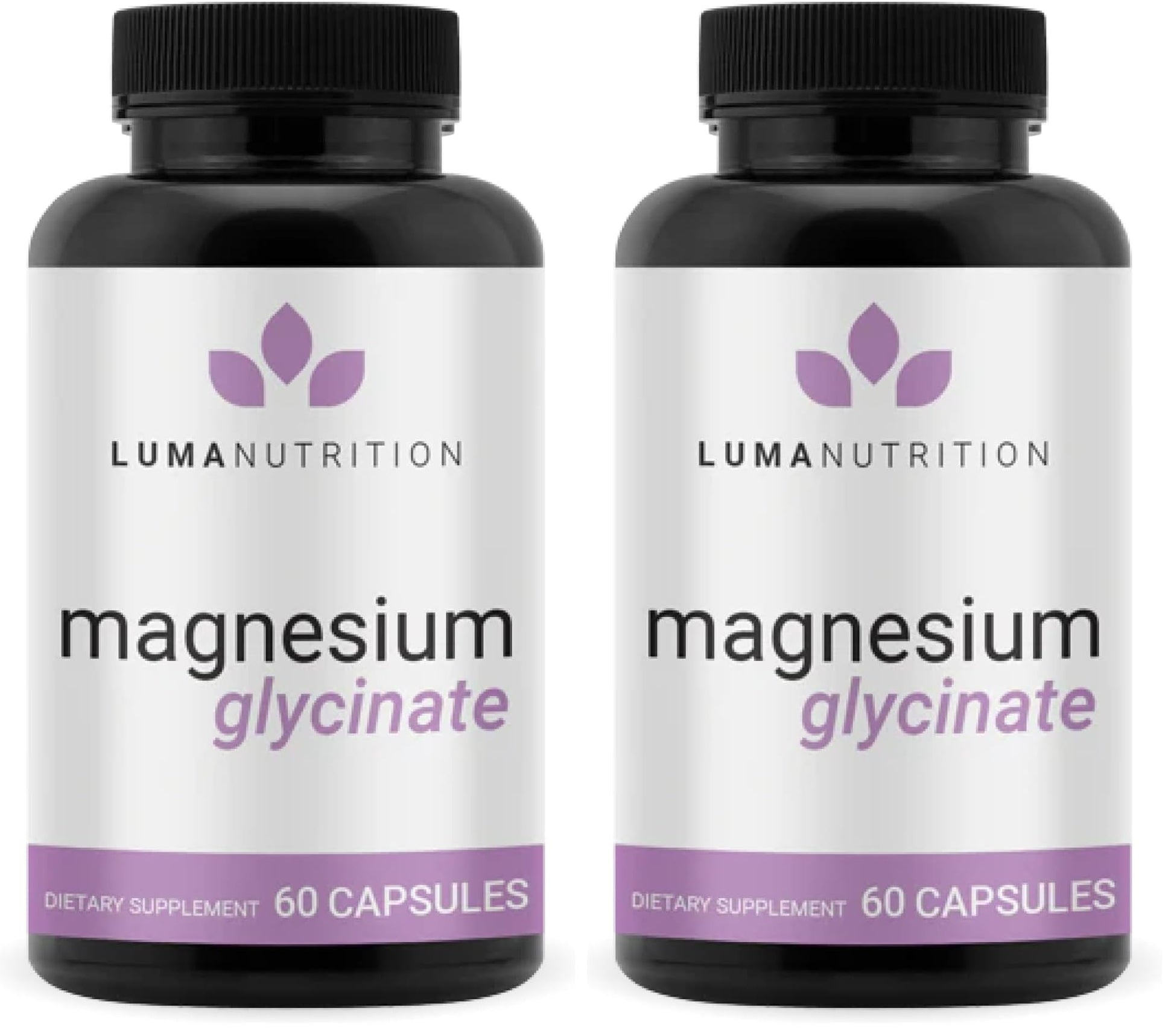 Luma Nutrition Magnesium Glycinate 1000mg Capsules, 120 Count