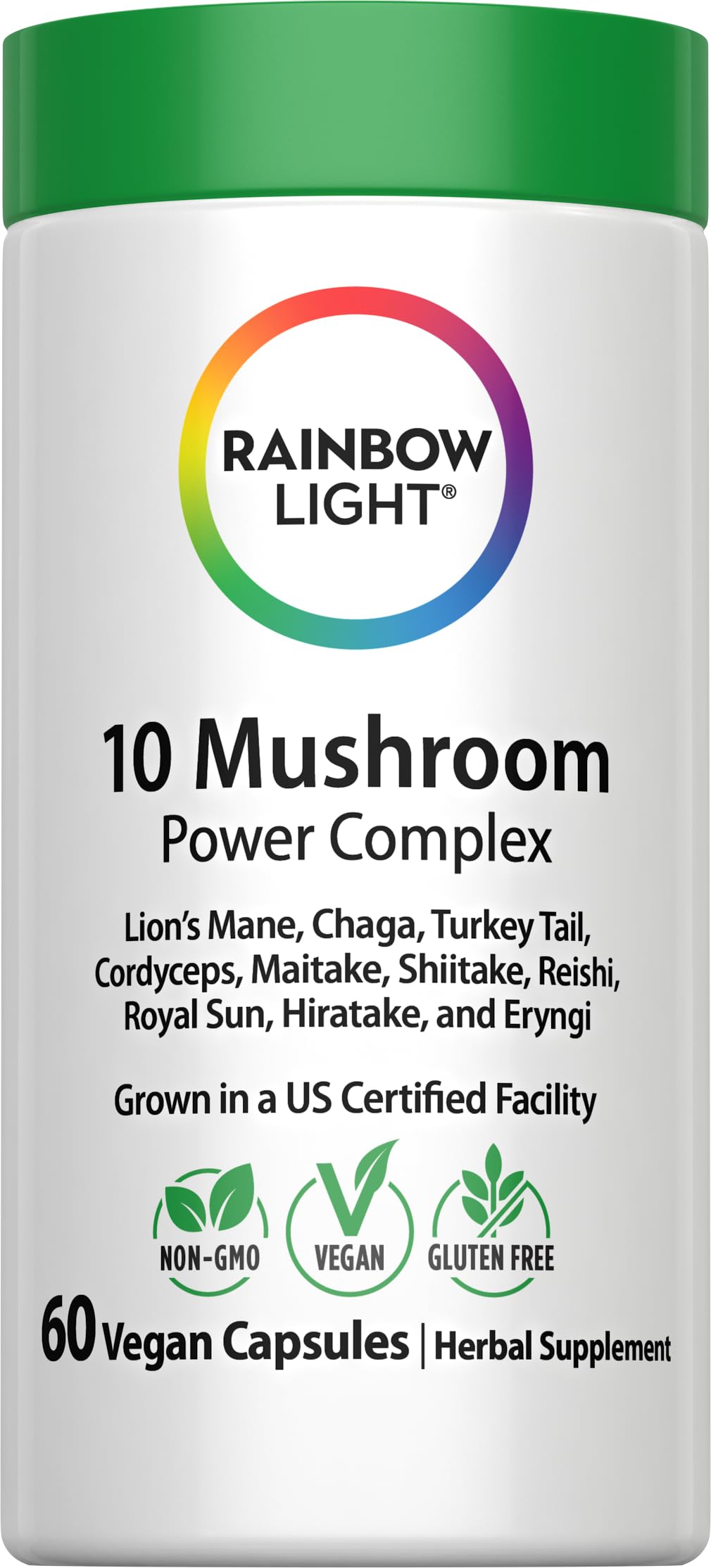 Rainbow Light Mushroom Complex Supplement Capsule, 60 Count