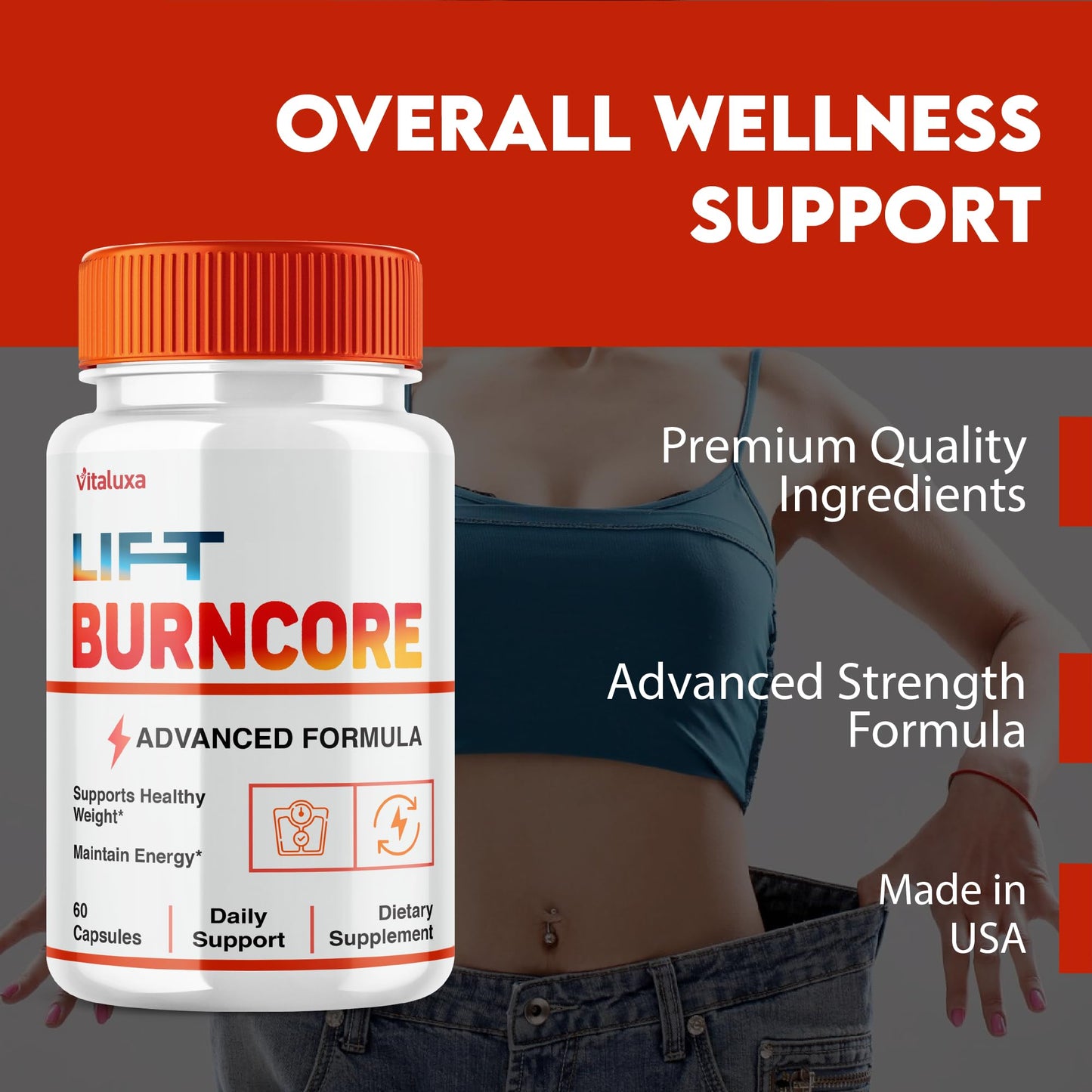 Vitaluxa Lift BurnCore Capsule 120