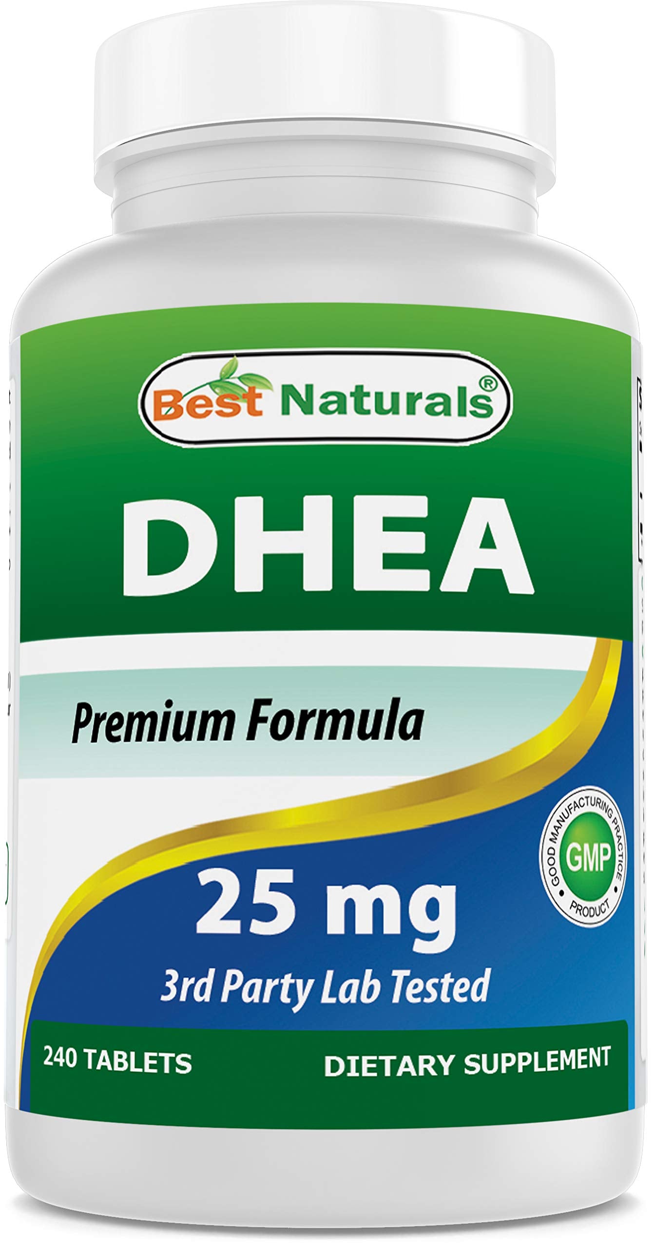 Best Naturals DHEA 25mg Supplement, 240 Tablets