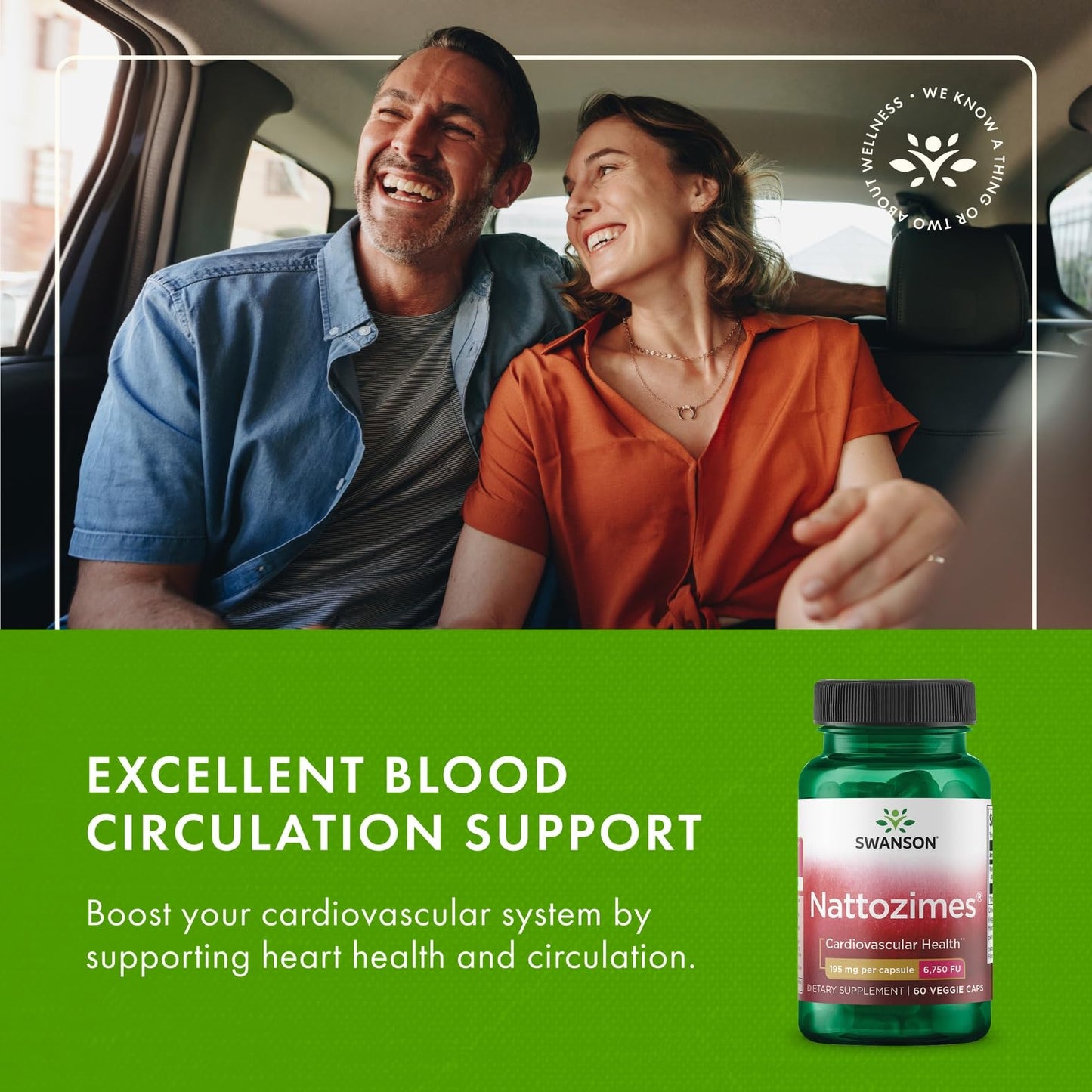 Swanson Nattozimes Triple-Strength Enzyme Veg Capsules 60 Count