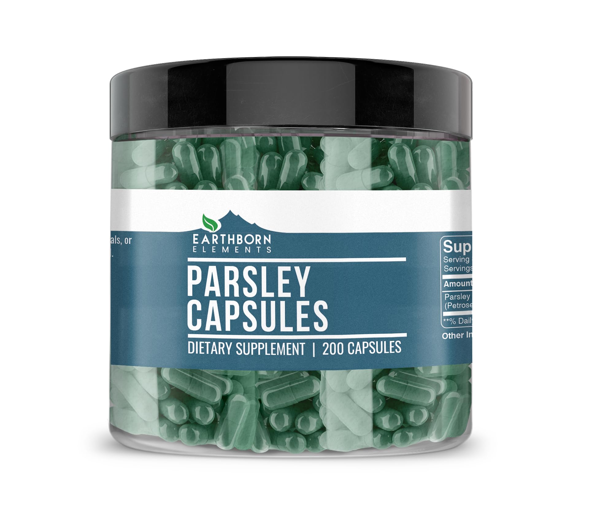 Earthborn Elements Parsley Capsules, 200 Count