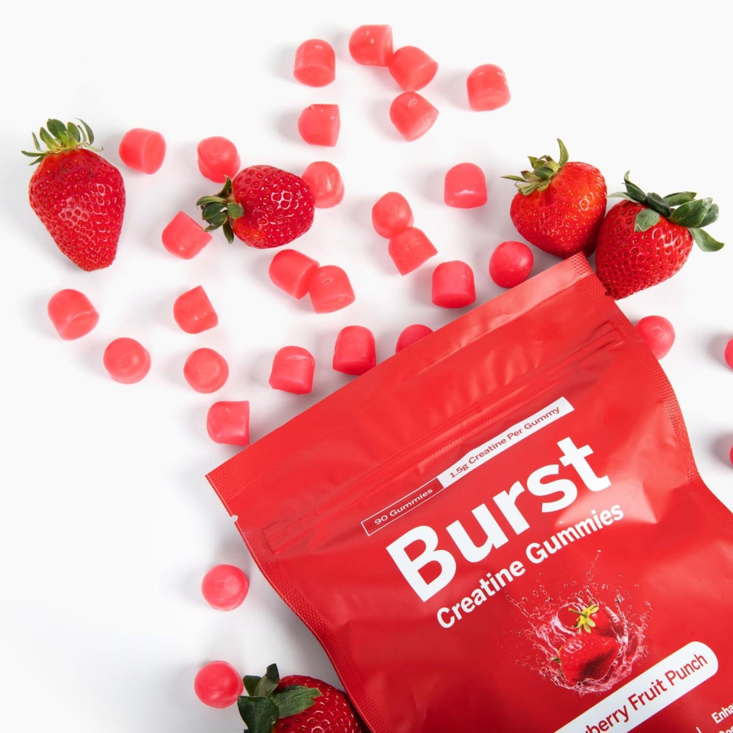 Burst Creatine Creatine Monohydrate Gummies 90 Count