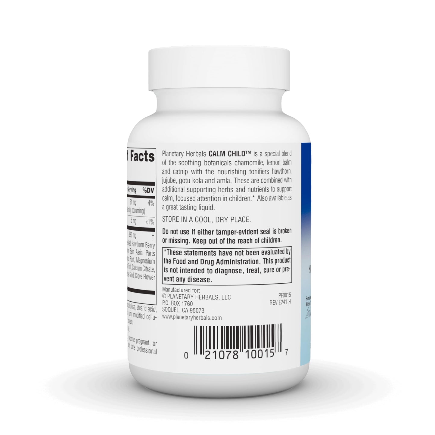 Planetary Herbals Calm Child for Active Children Tablets, 72