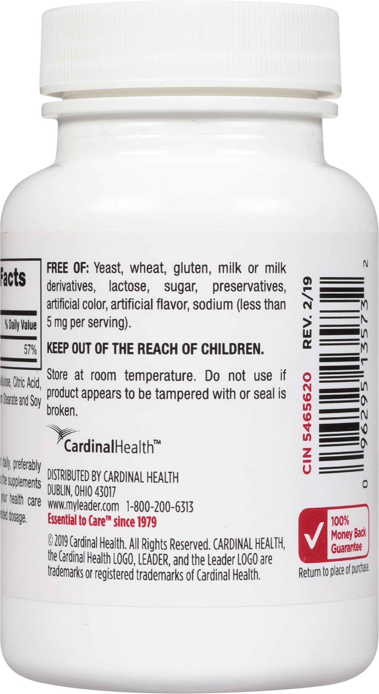 Leader Magnesium Oxide 400mg Tablets, 120 Count