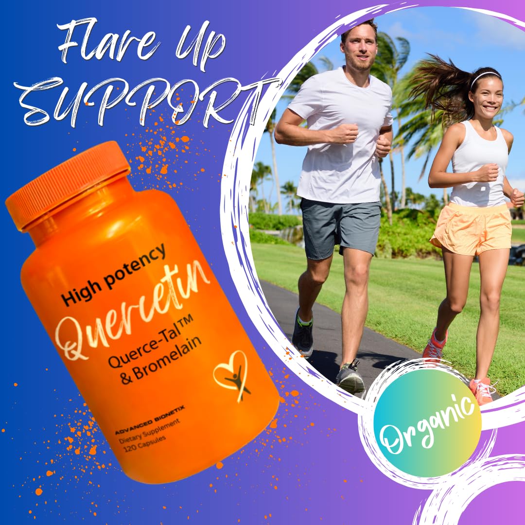 Advanced Bionetix Querce-Tal Quercetin + Bromelain Veg Capsules 120